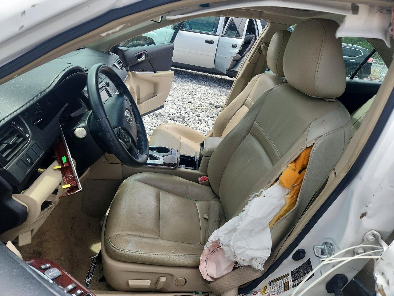 2013 Toyota Camry Xle White vin: 4T4BF1FK0DR300496