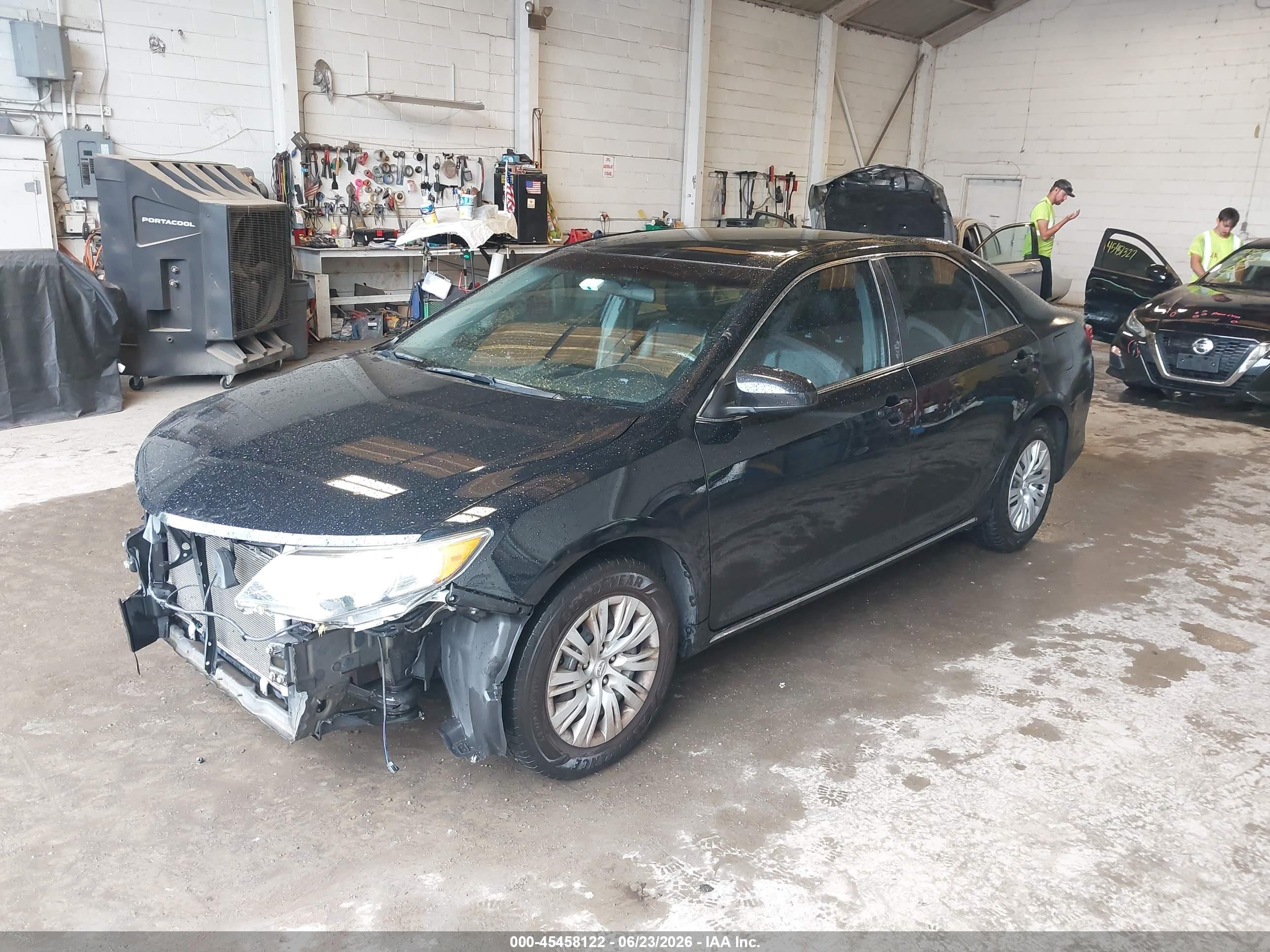2013 Toyota Camry Le Black vin: 4T4BF1FK0DR301227