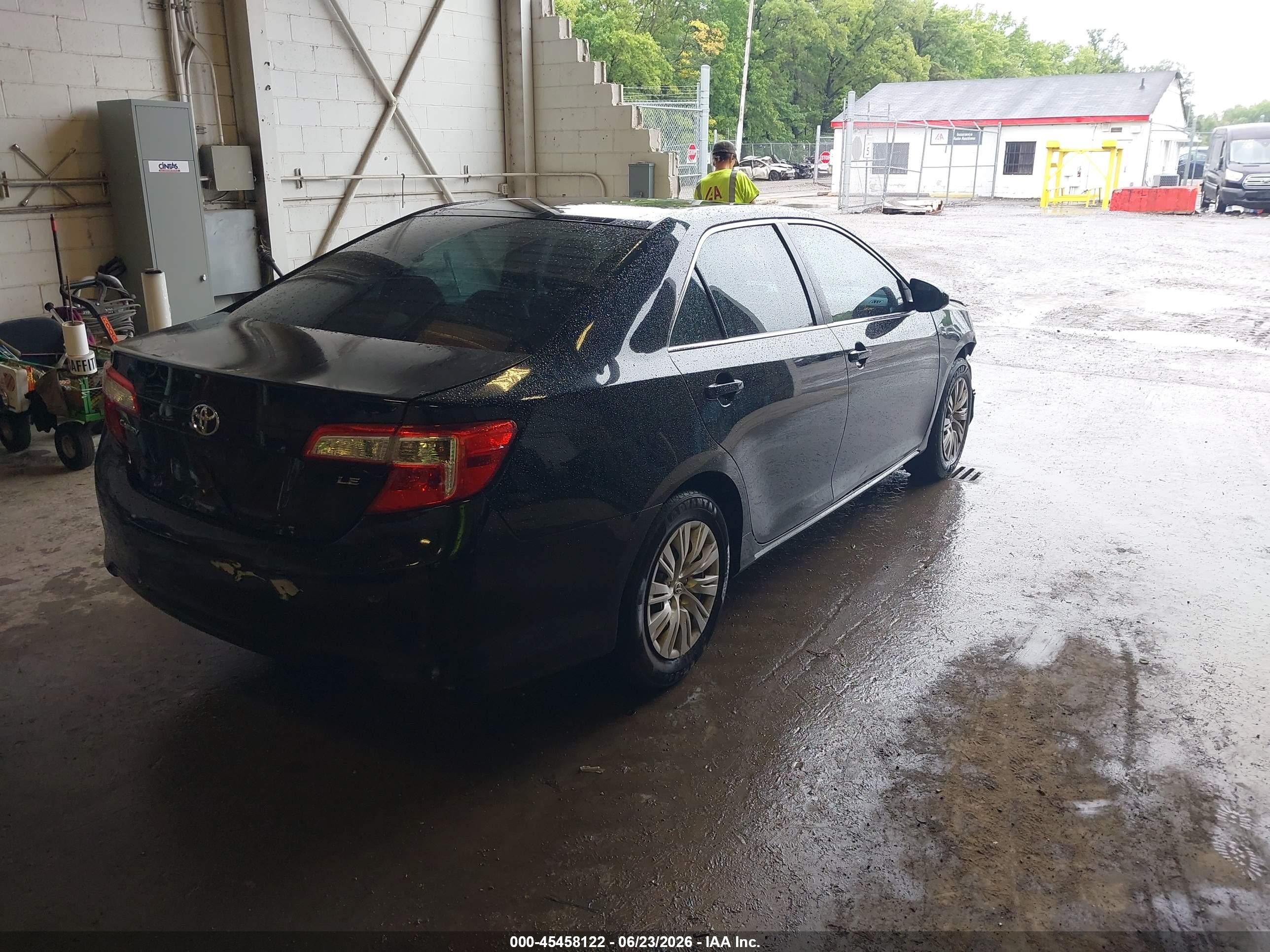 2013 Toyota Camry Le Black vin: 4T4BF1FK0DR301227