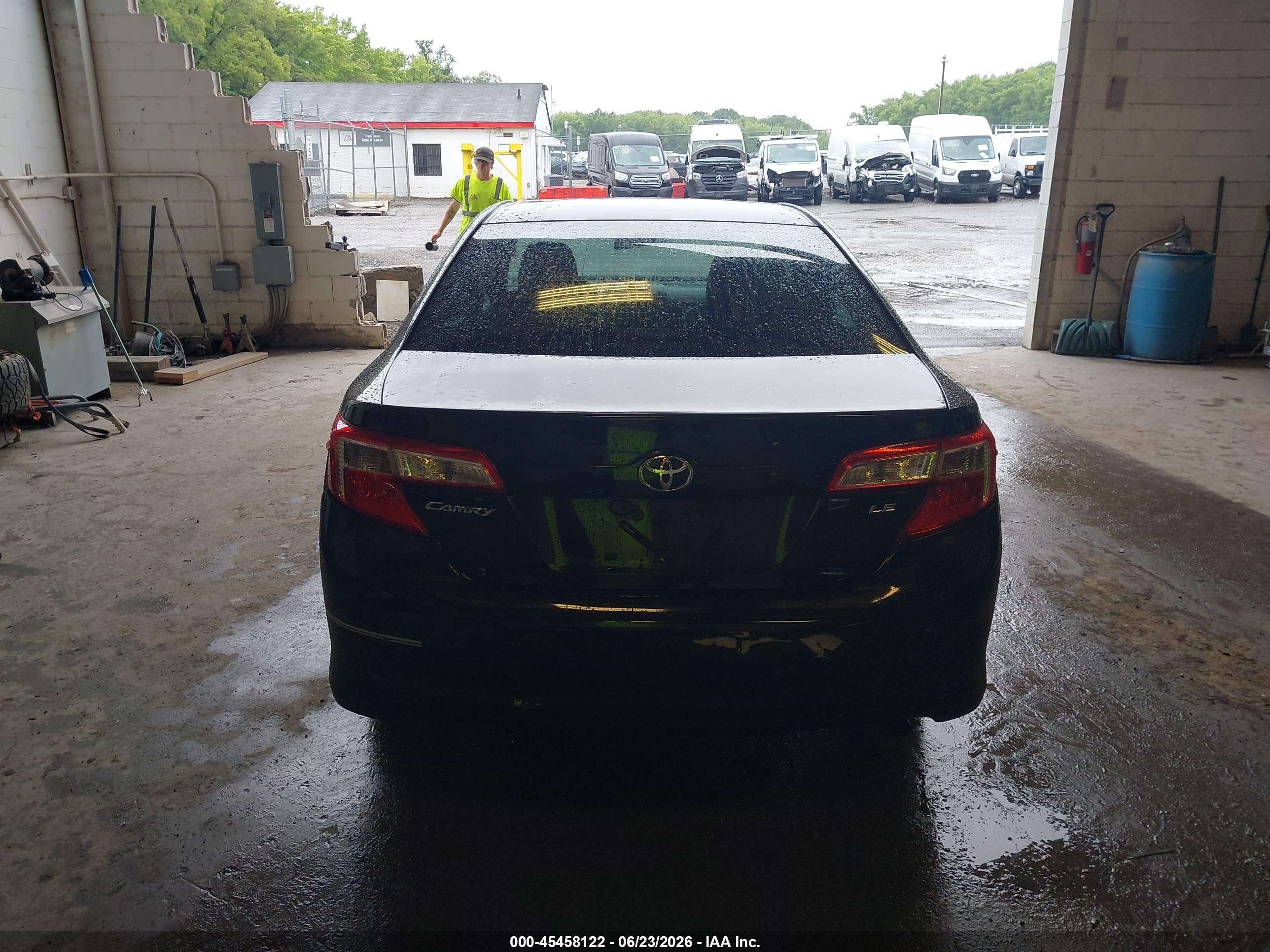 2013 Toyota Camry Le Black vin: 4T4BF1FK0DR301227