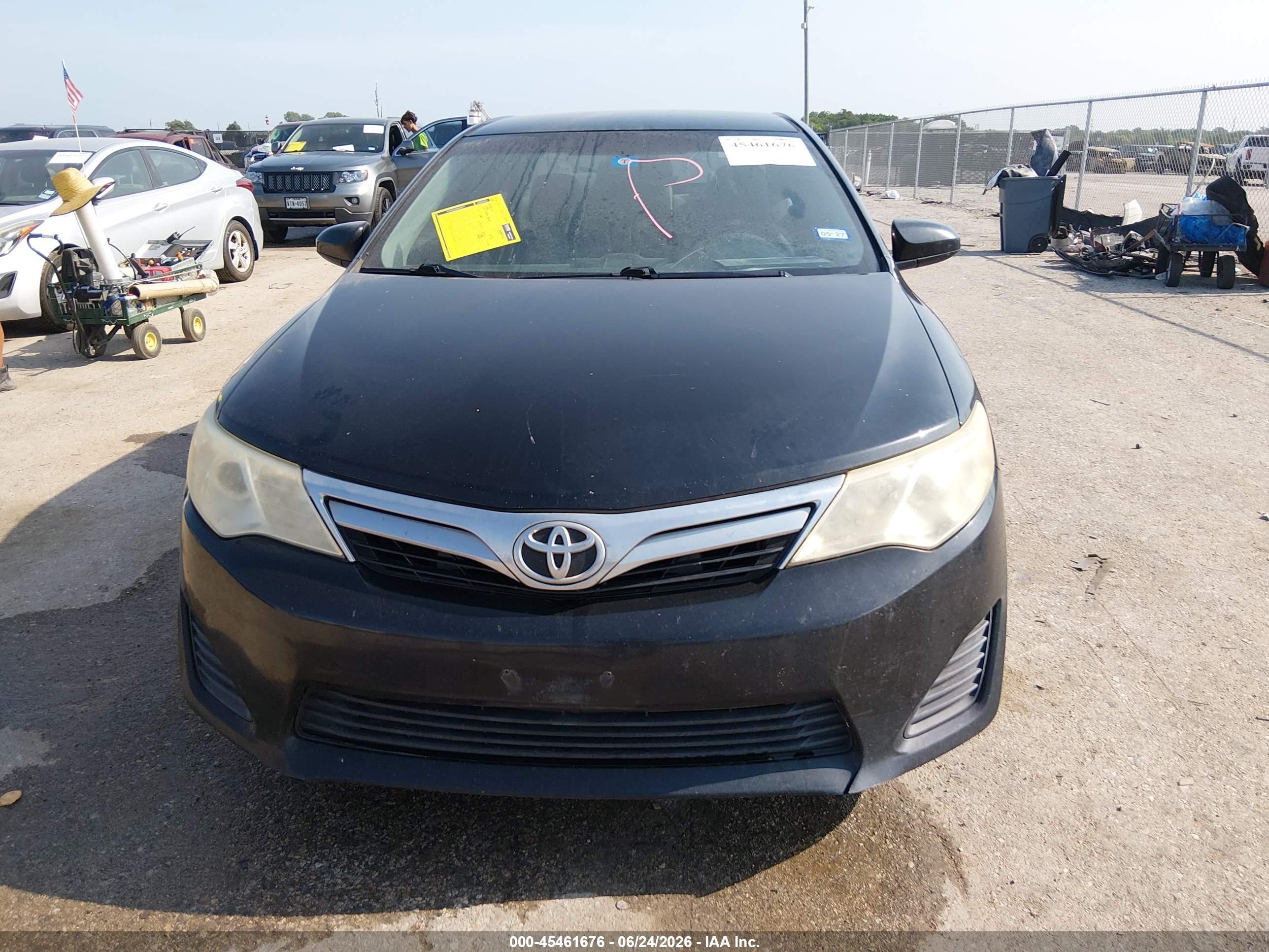 2013 Toyota Camry Le Black vin: 4T4BF1FK0DR301552