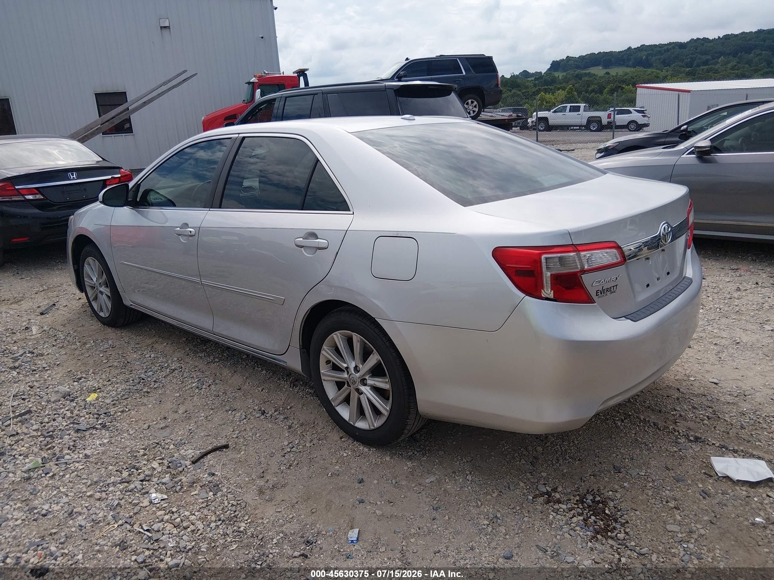 2013 Toyota Camry Xle Silver vin: 4T4BF1FK0DR310316