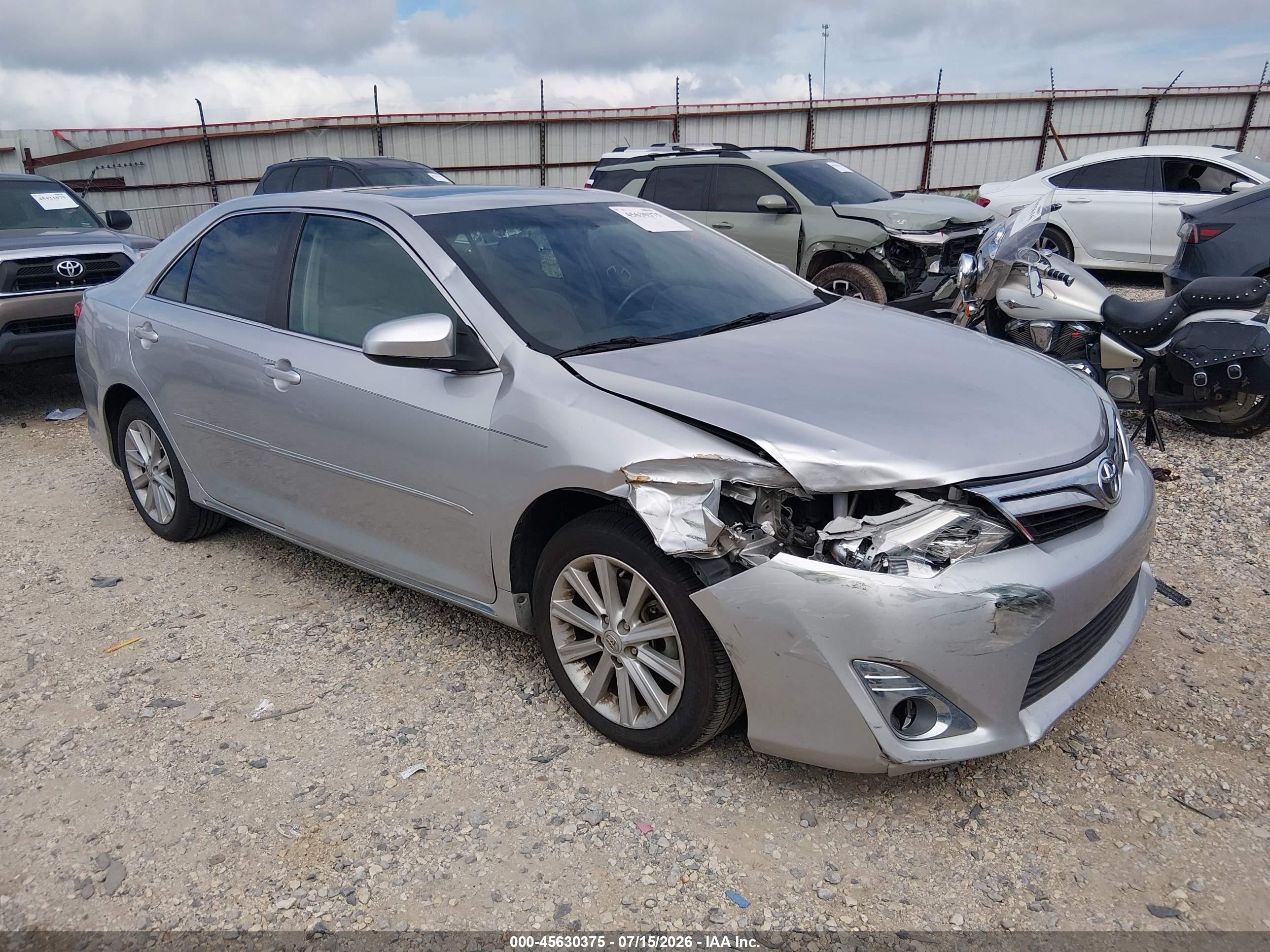 2013 Toyota Camry Xle Silver vin: 4T4BF1FK0DR310316