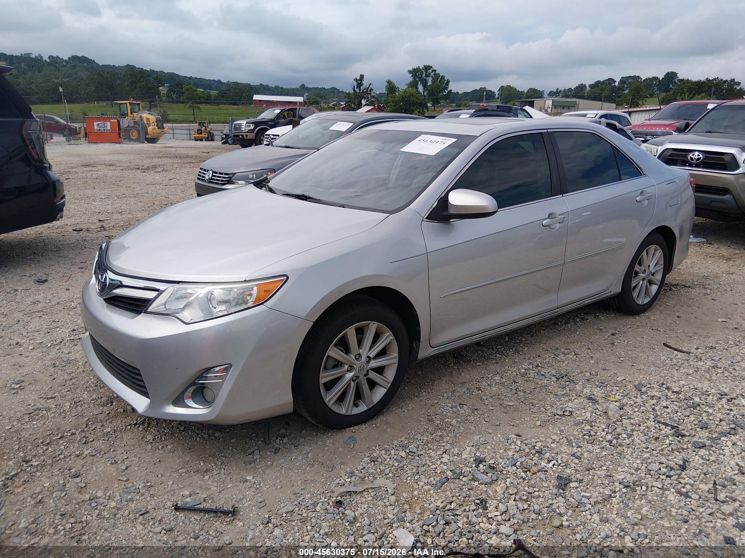 2013 Toyota Camry Xle Silver vin: 4T4BF1FK0DR310316