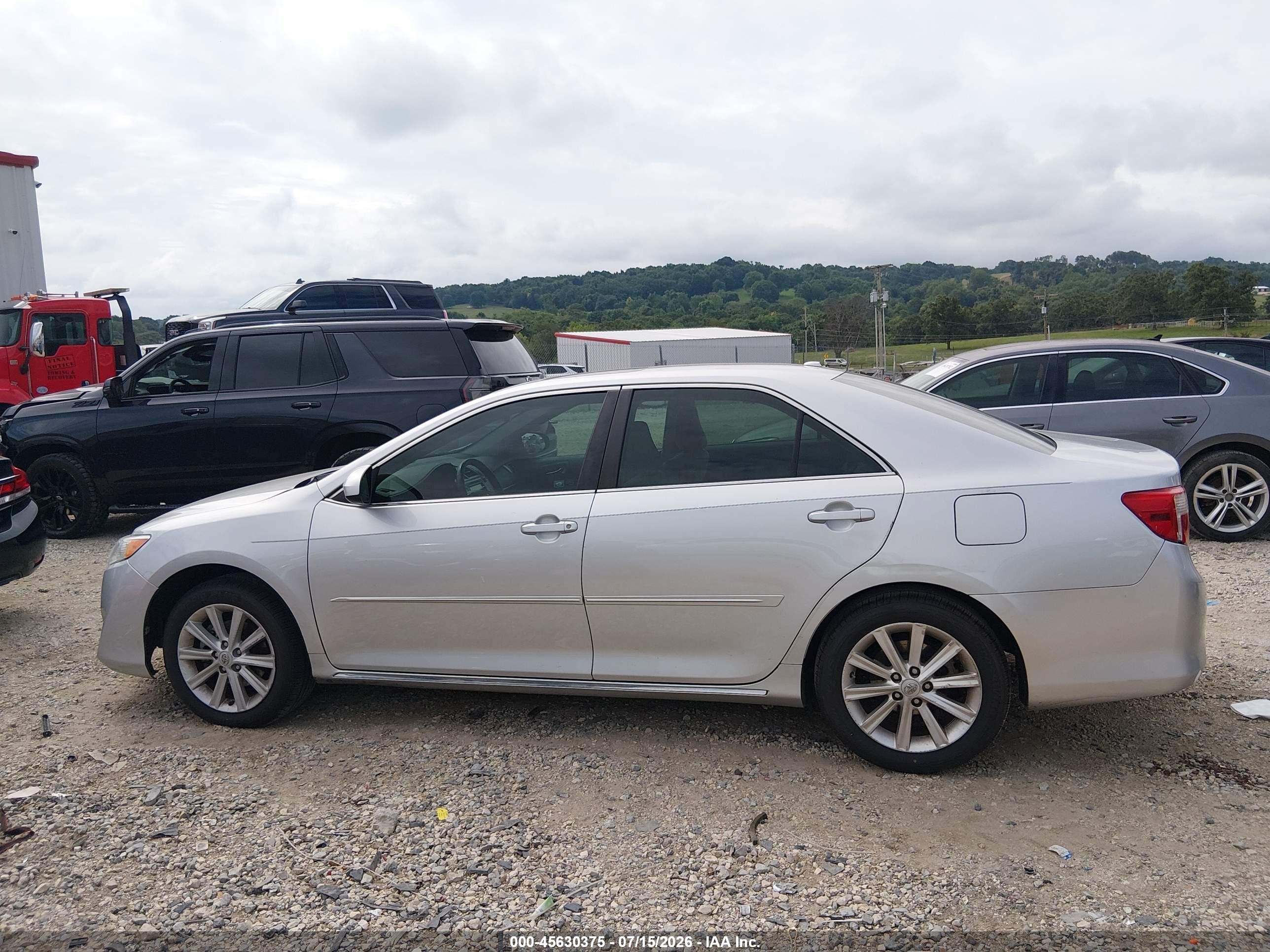 2013 Toyota Camry Xle Silver vin: 4T4BF1FK0DR310316