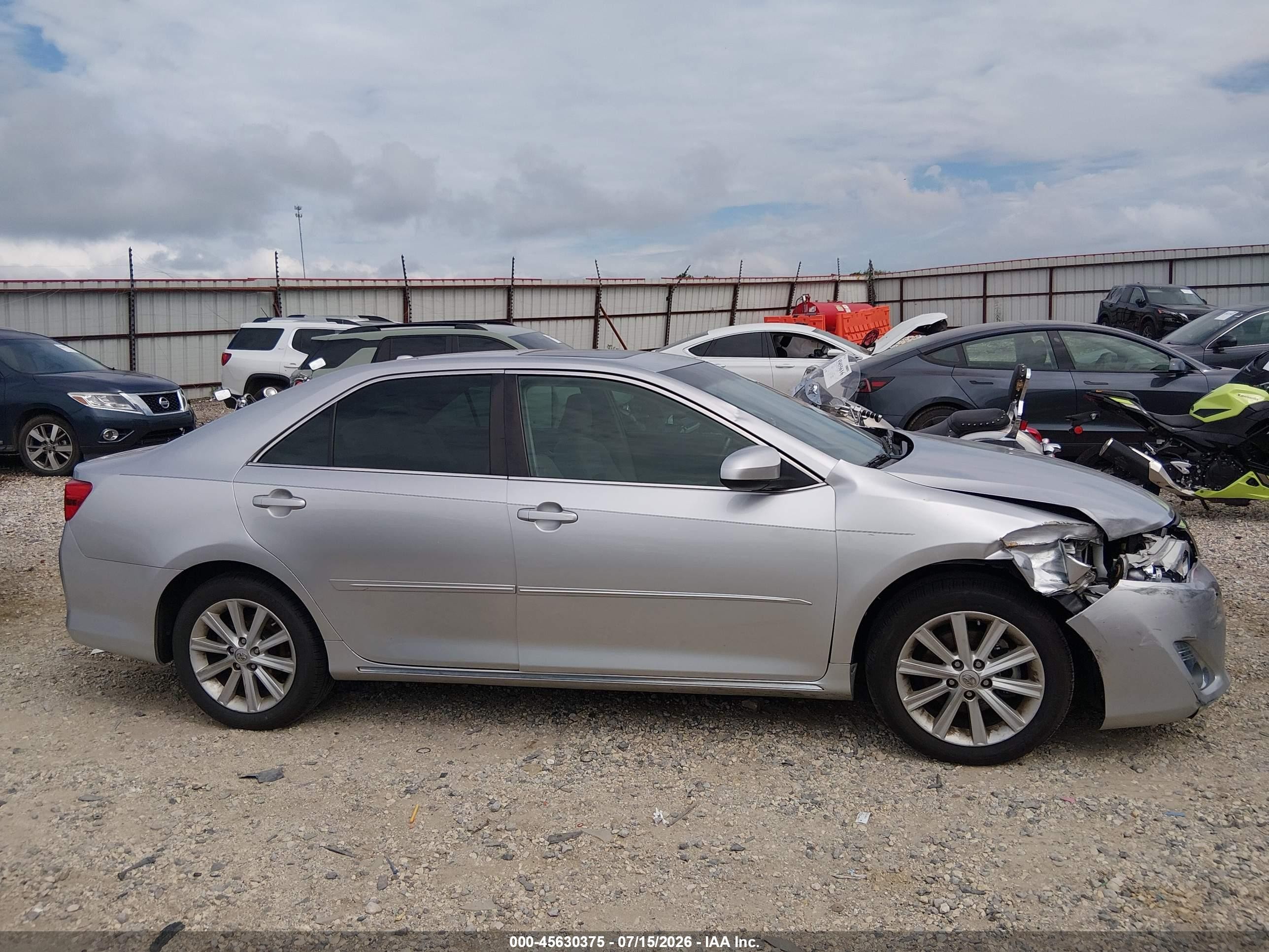 2013 Toyota Camry Xle Silver vin: 4T4BF1FK0DR310316