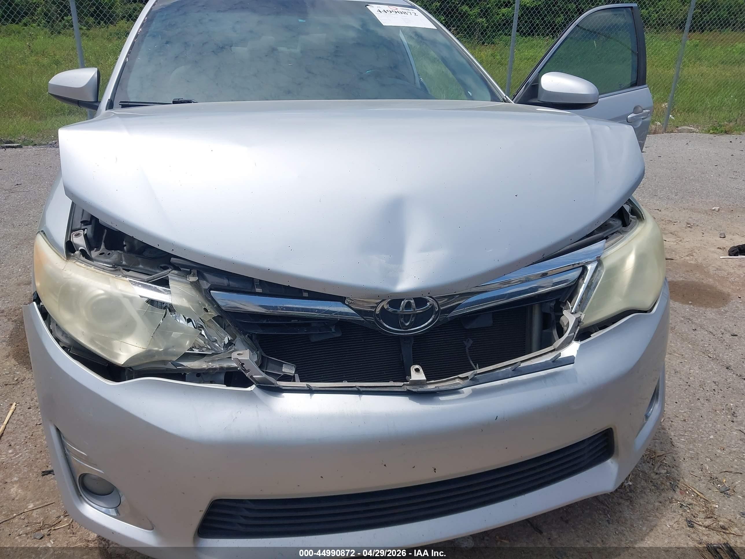 2013 Toyota Camry Xle Silver vin: 4T4BF1FK0DR334129