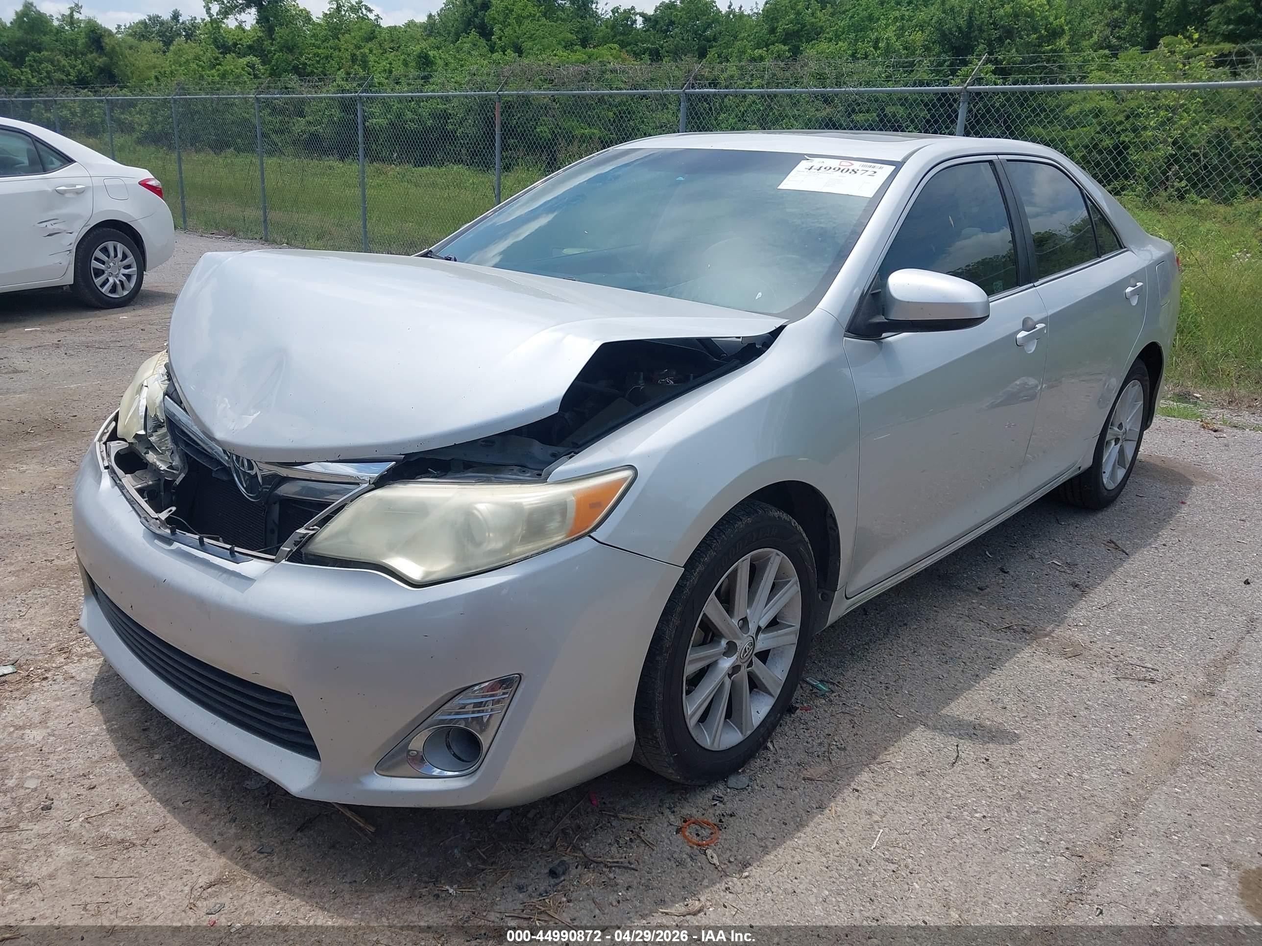 2013 Toyota Camry Xle Silver vin: 4T4BF1FK0DR334129