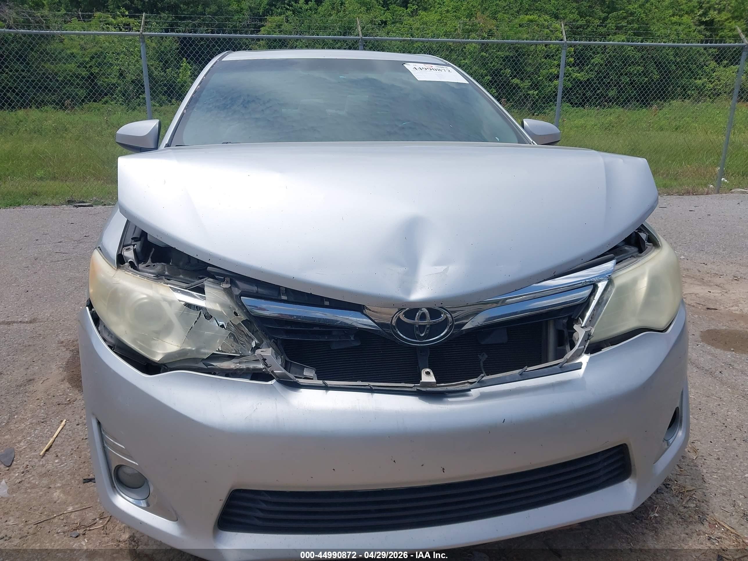 2013 Toyota Camry Xle Silver vin: 4T4BF1FK0DR334129