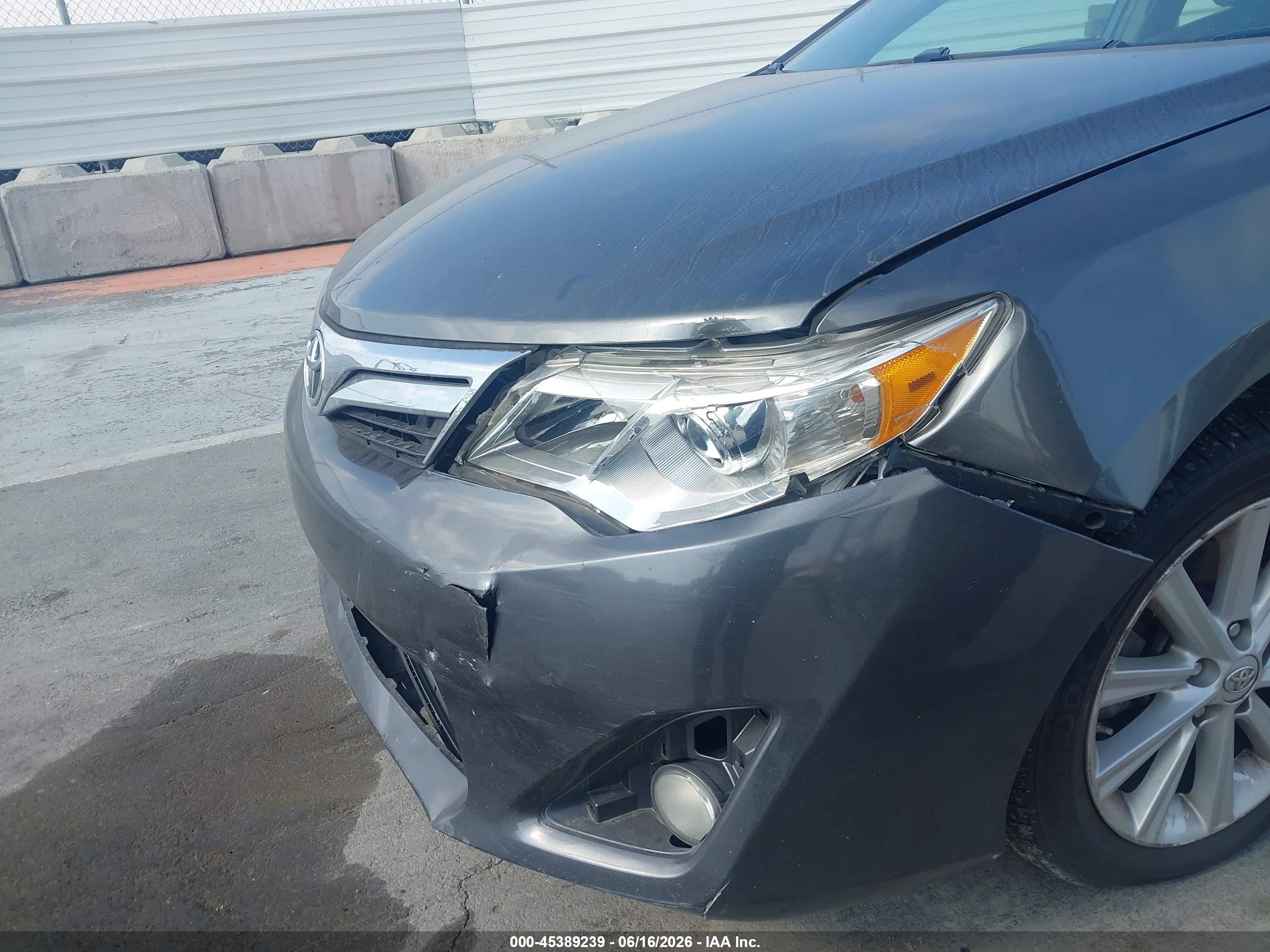 2013 Toyota Camry Xle Gray vin: 4T4BF1FK0DR336138