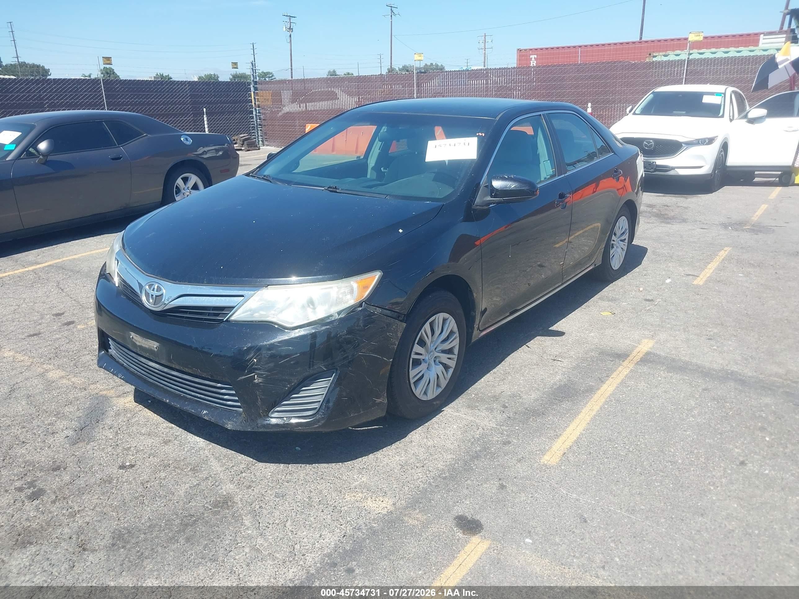 2014 Toyota Camry Le Black vin: 4T4BF1FK0ER338330