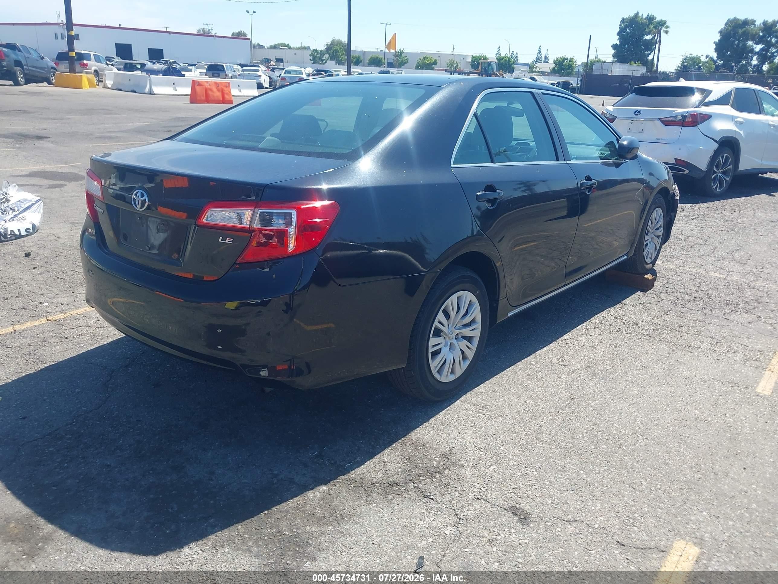 2014 Toyota Camry Le Black vin: 4T4BF1FK0ER338330