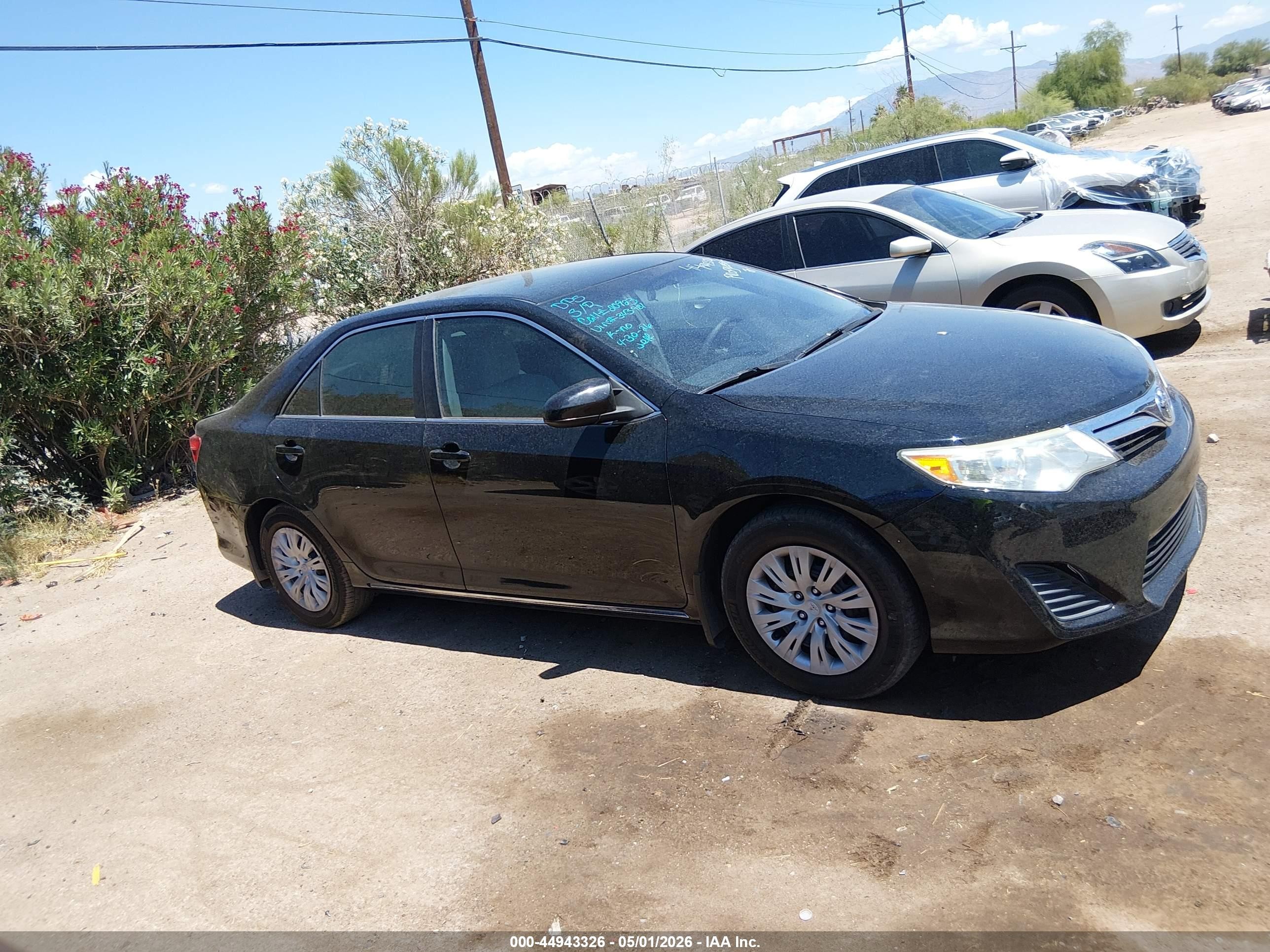 2014 Toyota Camry Le Черный vin: 4T4BF1FK0ER343981
