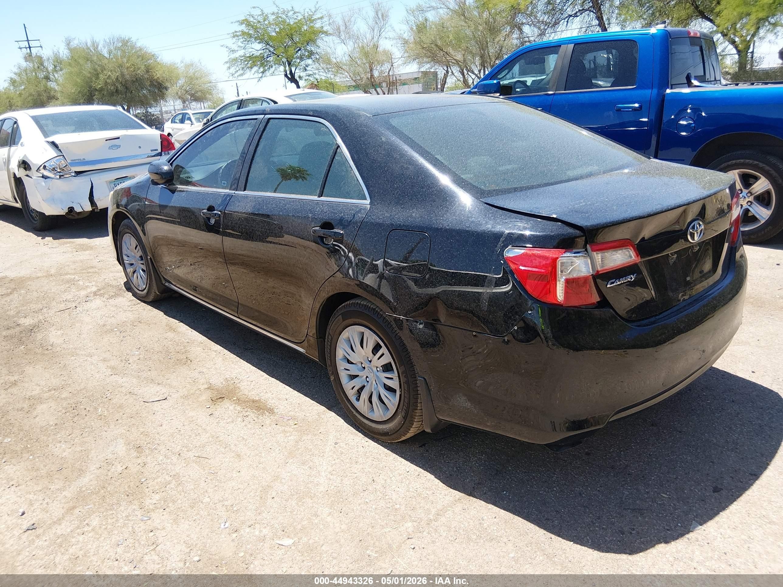 2014 Toyota Camry Le Черный vin: 4T4BF1FK0ER343981