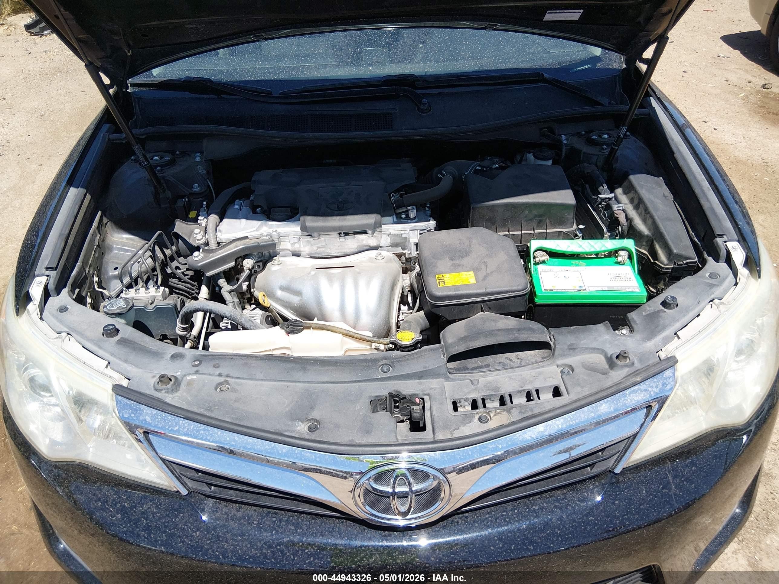 2014 Toyota Camry Le Черный vin: 4T4BF1FK0ER343981