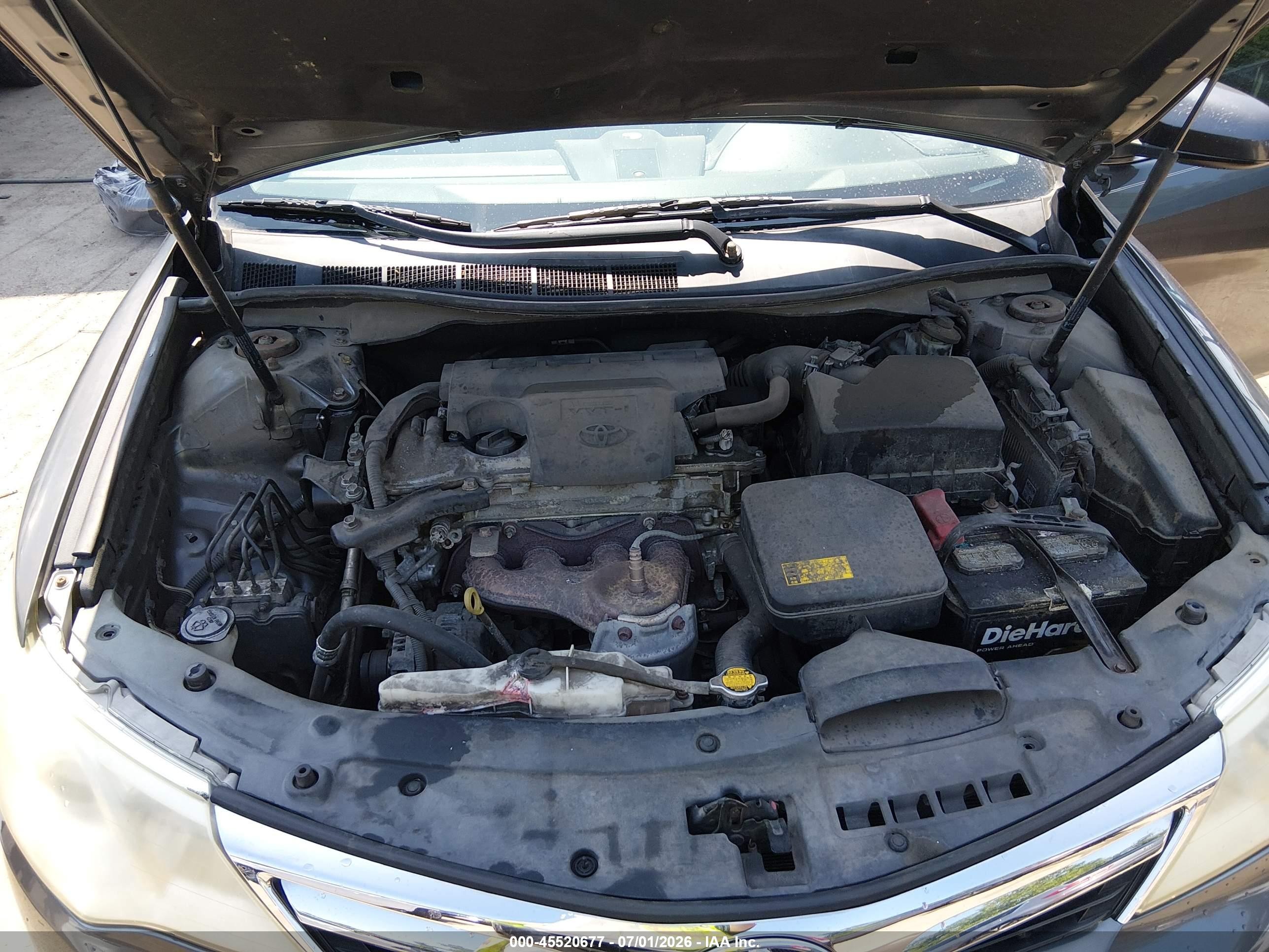 2014 Toyota Camry Le Gray vin: 4T4BF1FK0ER348145