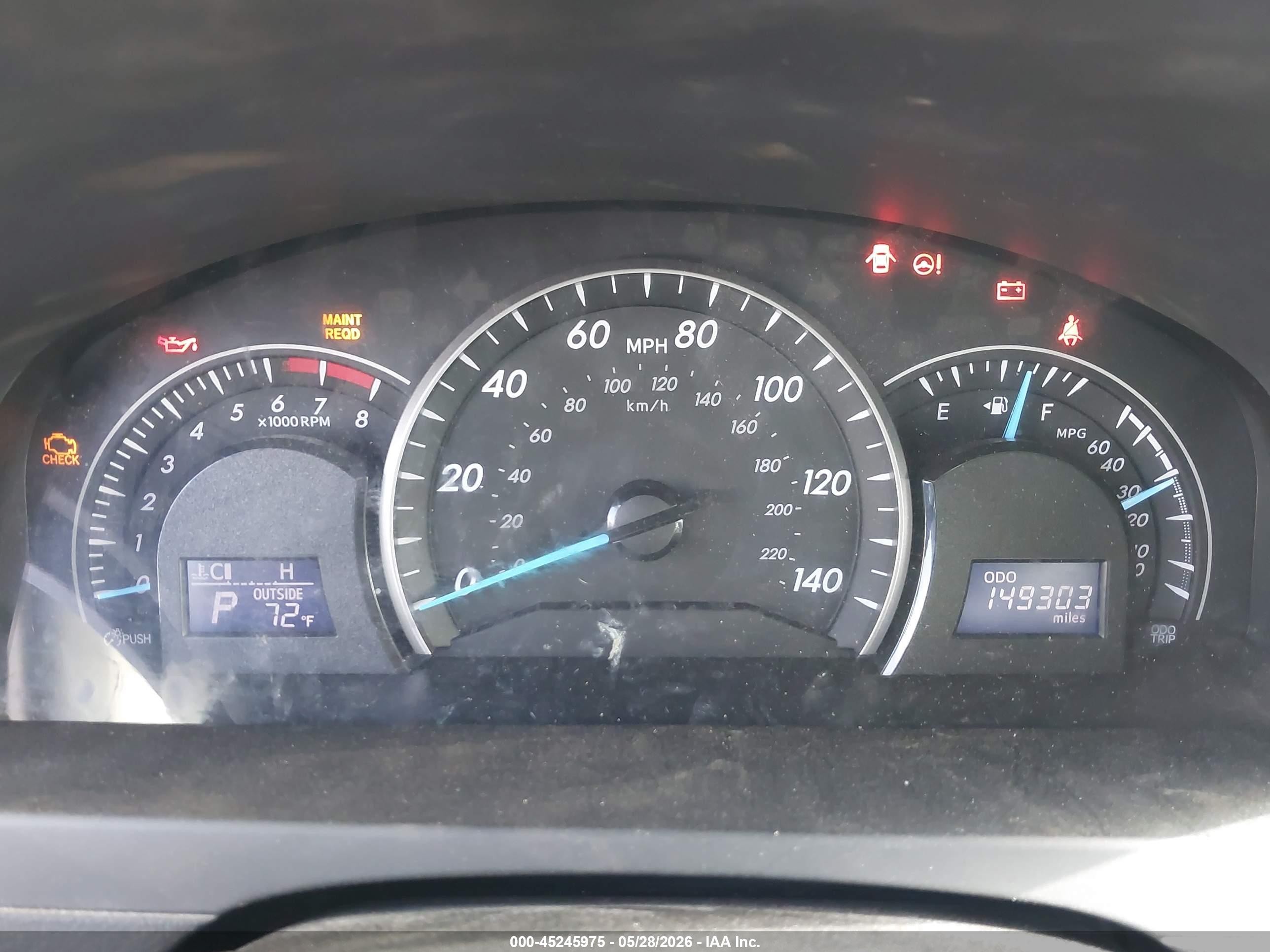 2014 Toyota Camry Le Gray vin: 4T4BF1FK0ER356813