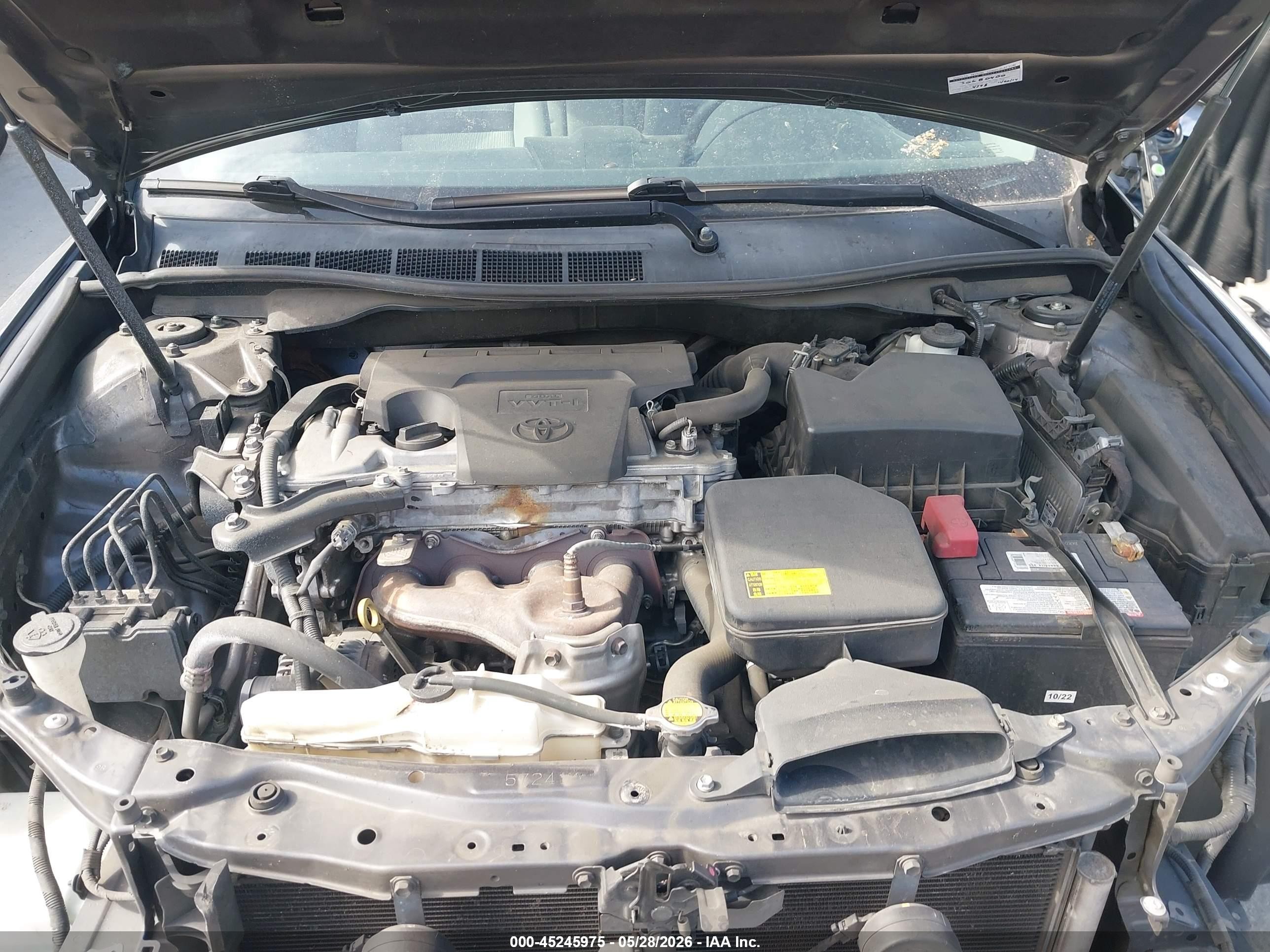 2014 Toyota Camry Le Gray vin: 4T4BF1FK0ER356813