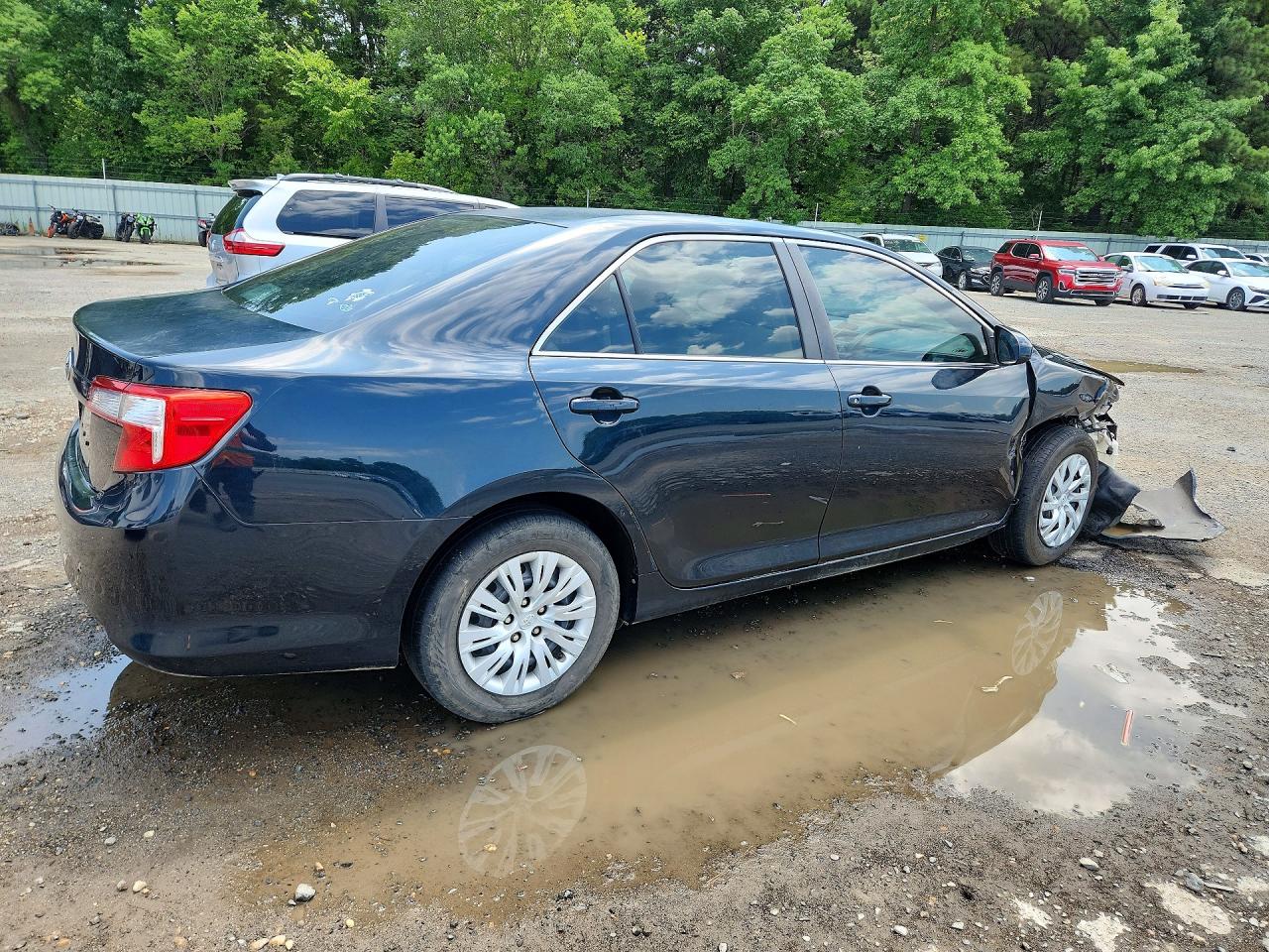 2014 Toyota Camry L Green vin: 4T4BF1FK0ER364829