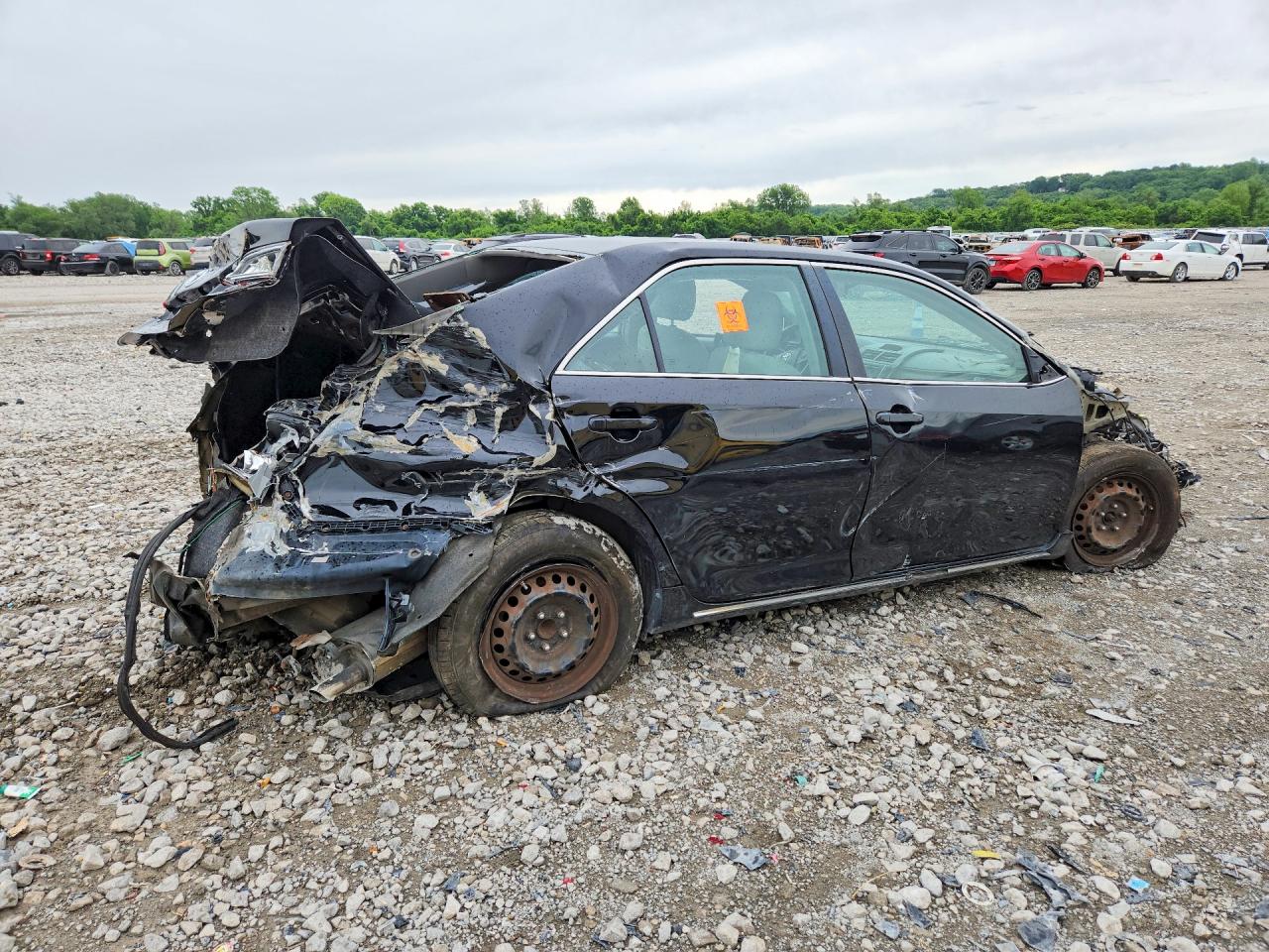 2014 Toyota Camry Le Black vin: 4T4BF1FK0ER370503