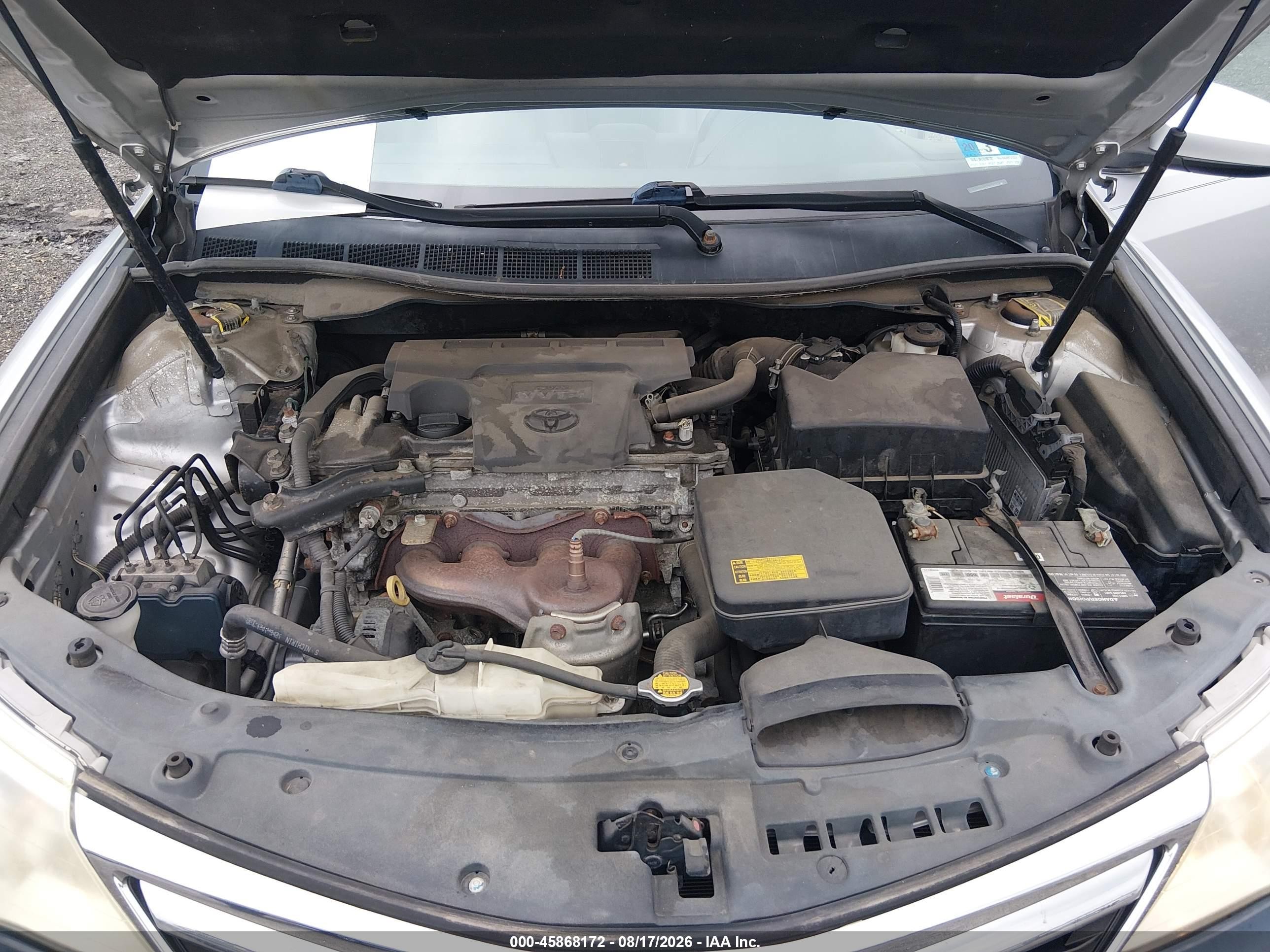 2014 Toyota Camry Le Silver vin: 4T4BF1FK0ER376821