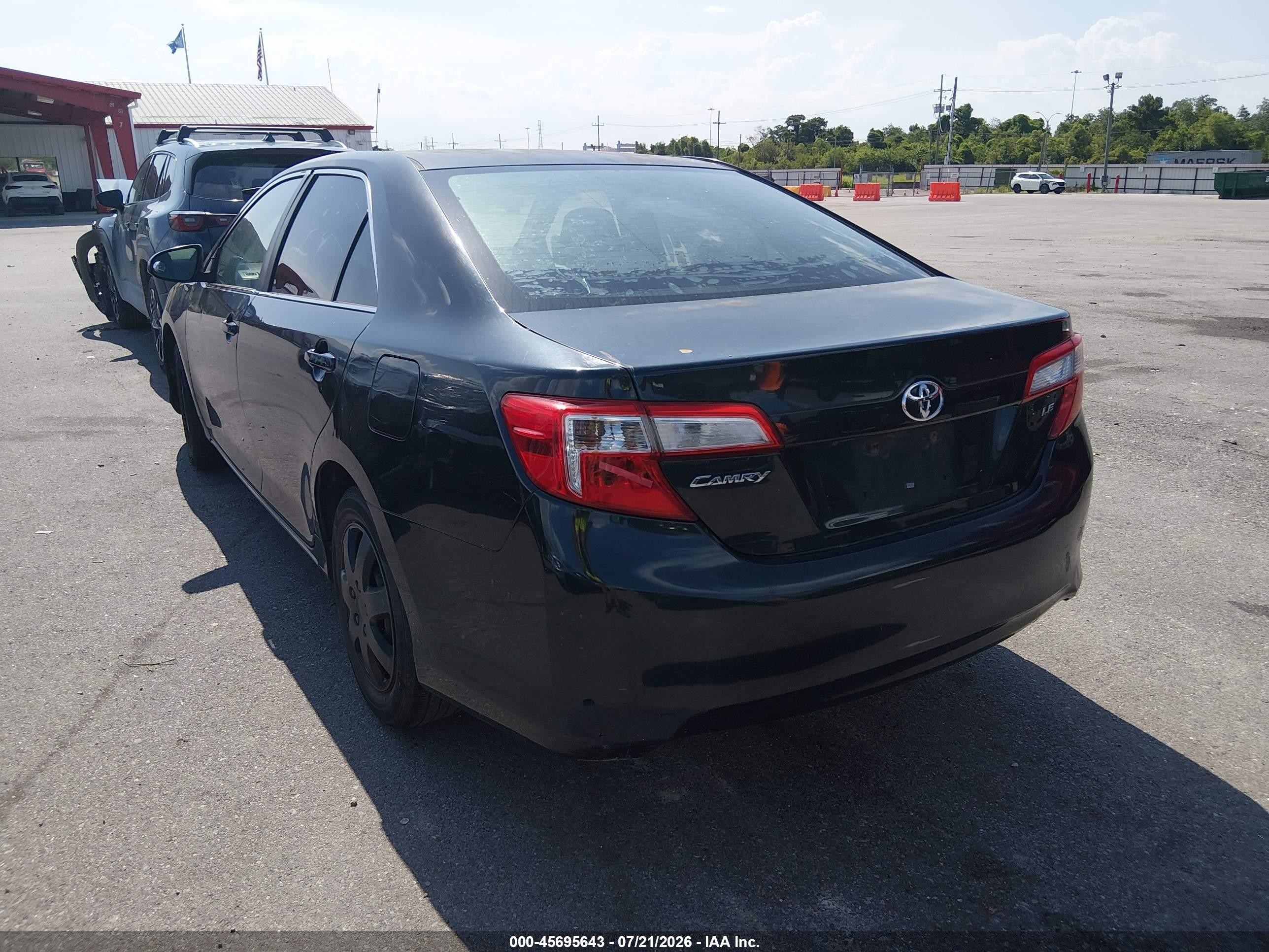 2014 Toyota Camry Le Black vin: 4T4BF1FK0ER380447