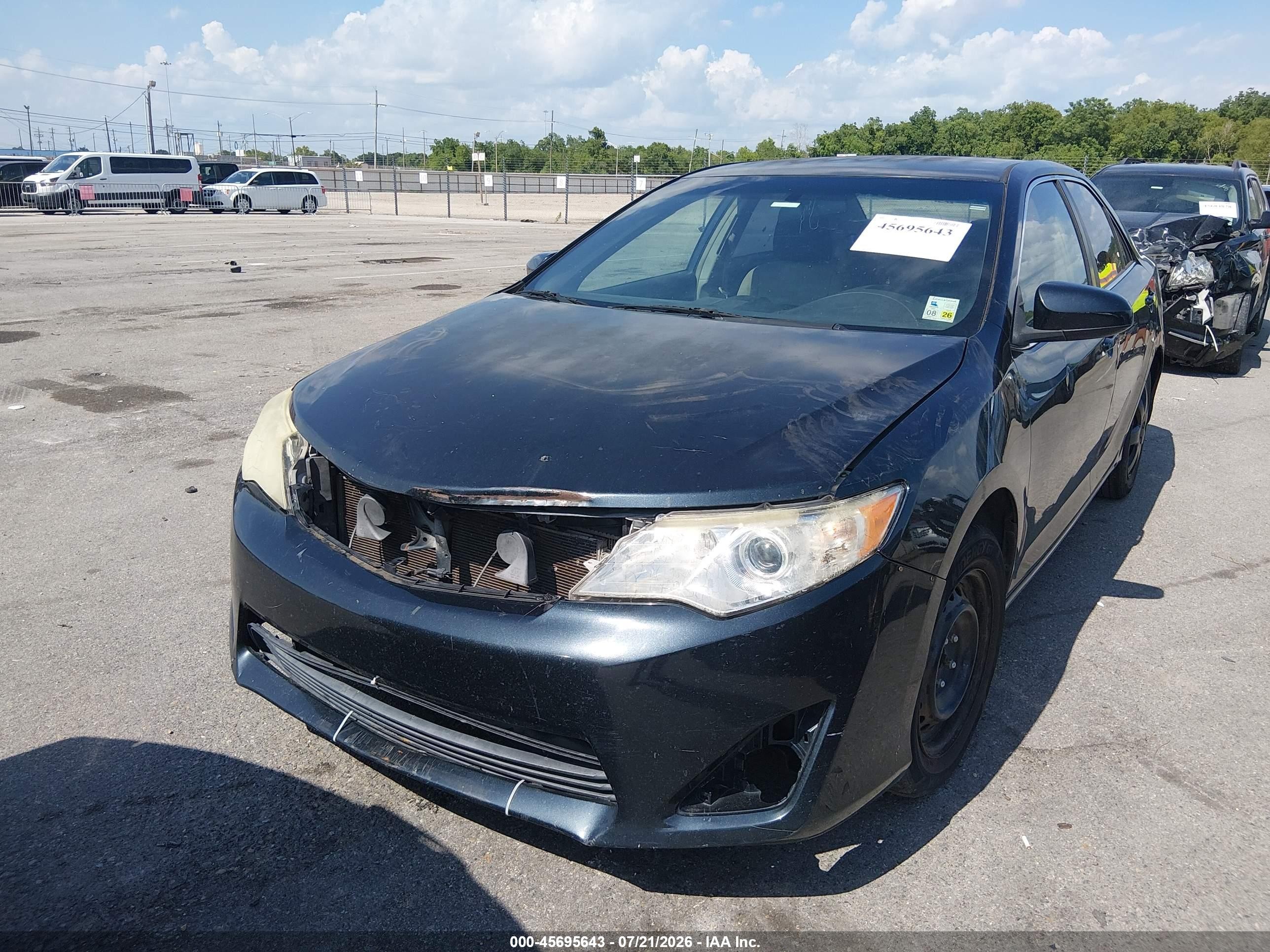 2014 Toyota Camry Le Black vin: 4T4BF1FK0ER380447