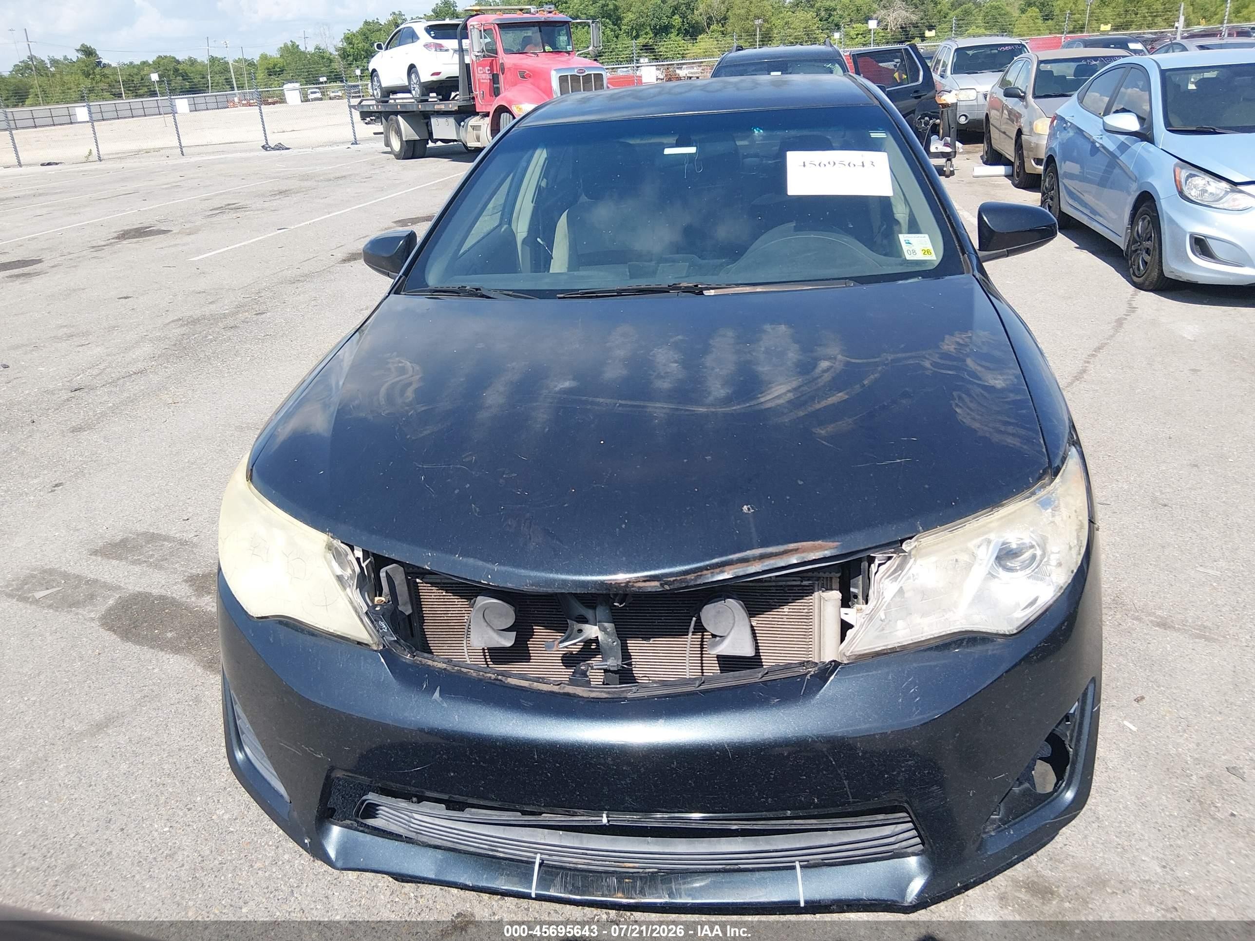 2014 Toyota Camry Le Black vin: 4T4BF1FK0ER380447