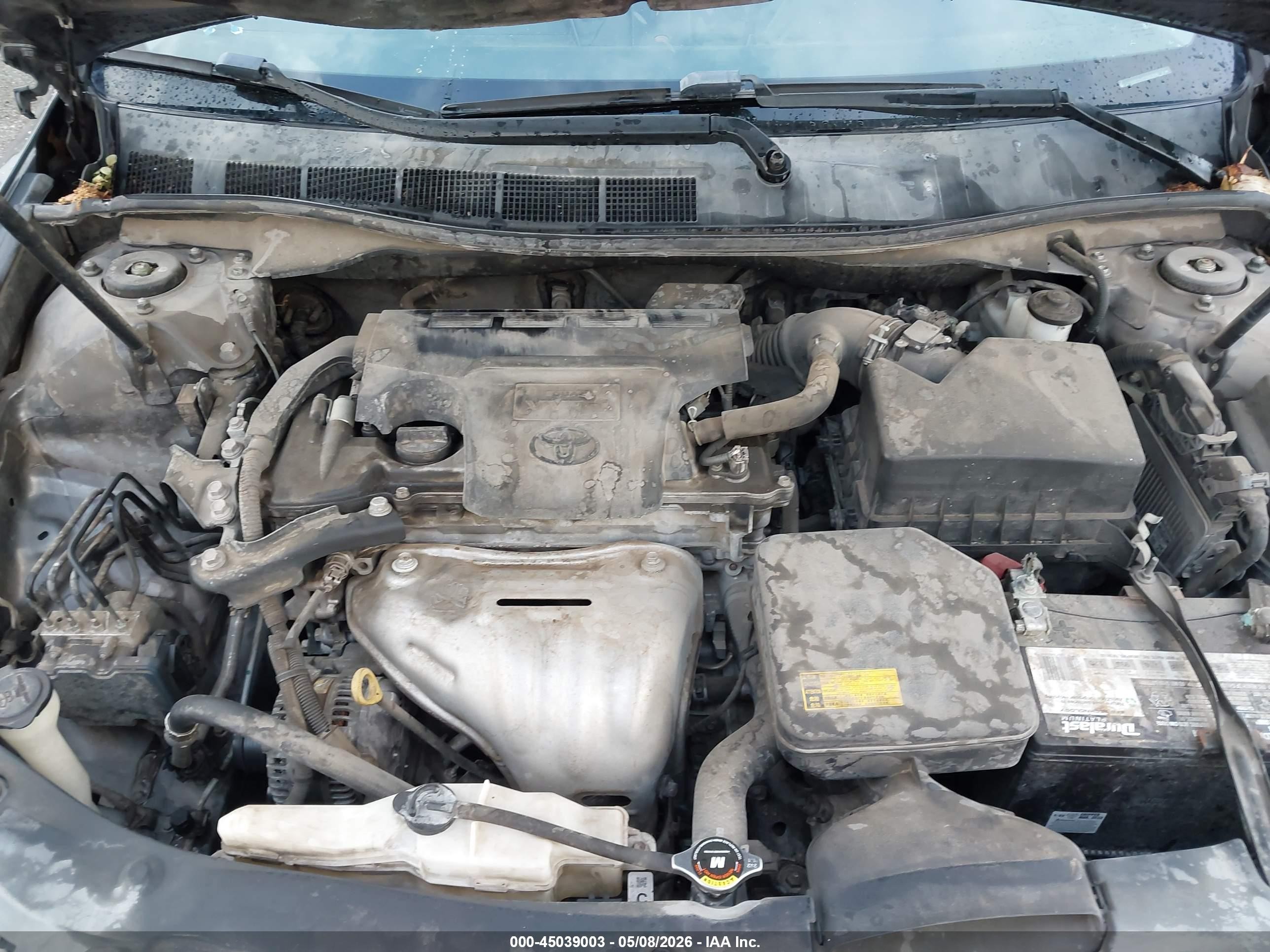 2014 Toyota Camry Le Серый vin: 4T4BF1FK0ER391657