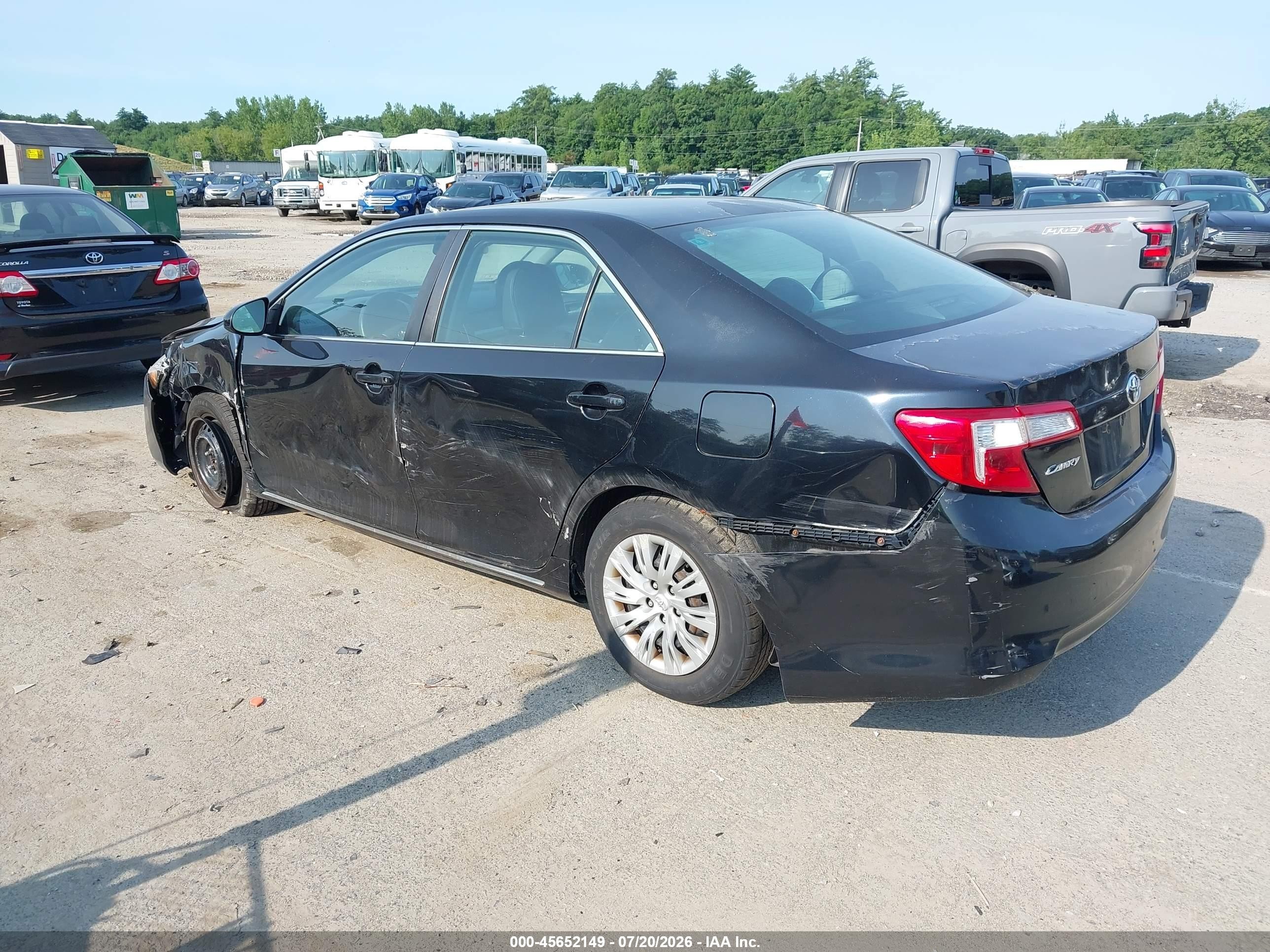 2014 Toyota Camry Le Black vin: 4T4BF1FK0ER407677