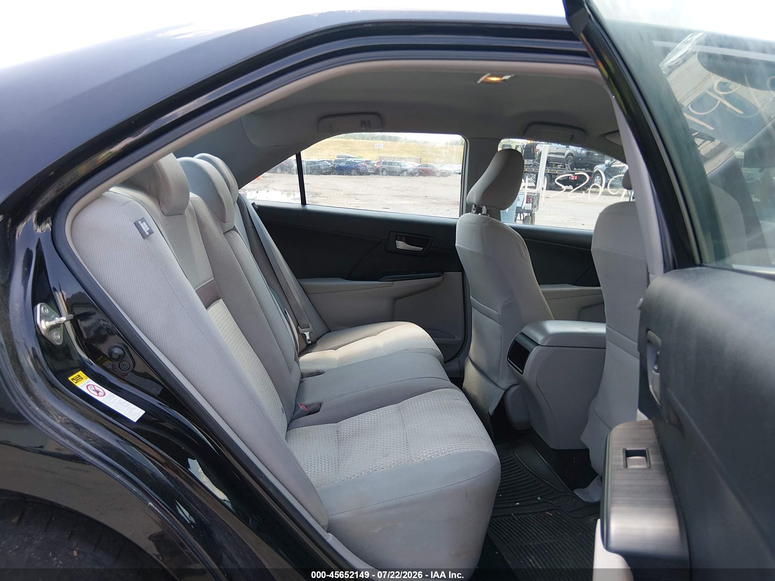 2014 Toyota Camry Le Black vin: 4T4BF1FK0ER407677