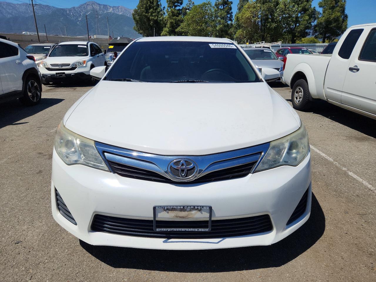 2014 Toyota Camry Le White vin: 4T4BF1FK0ER434541