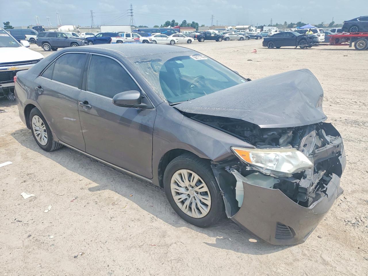 2014 Toyota Camry Le Gray vin: 4T4BF1FK0ER436645