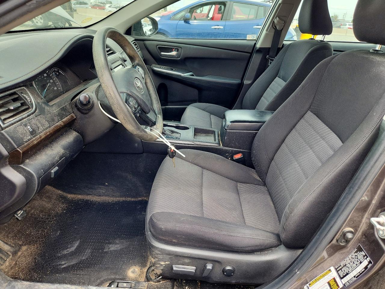2015 Toyota Camry Le Gray vin: 4T4BF1FK0FR444942