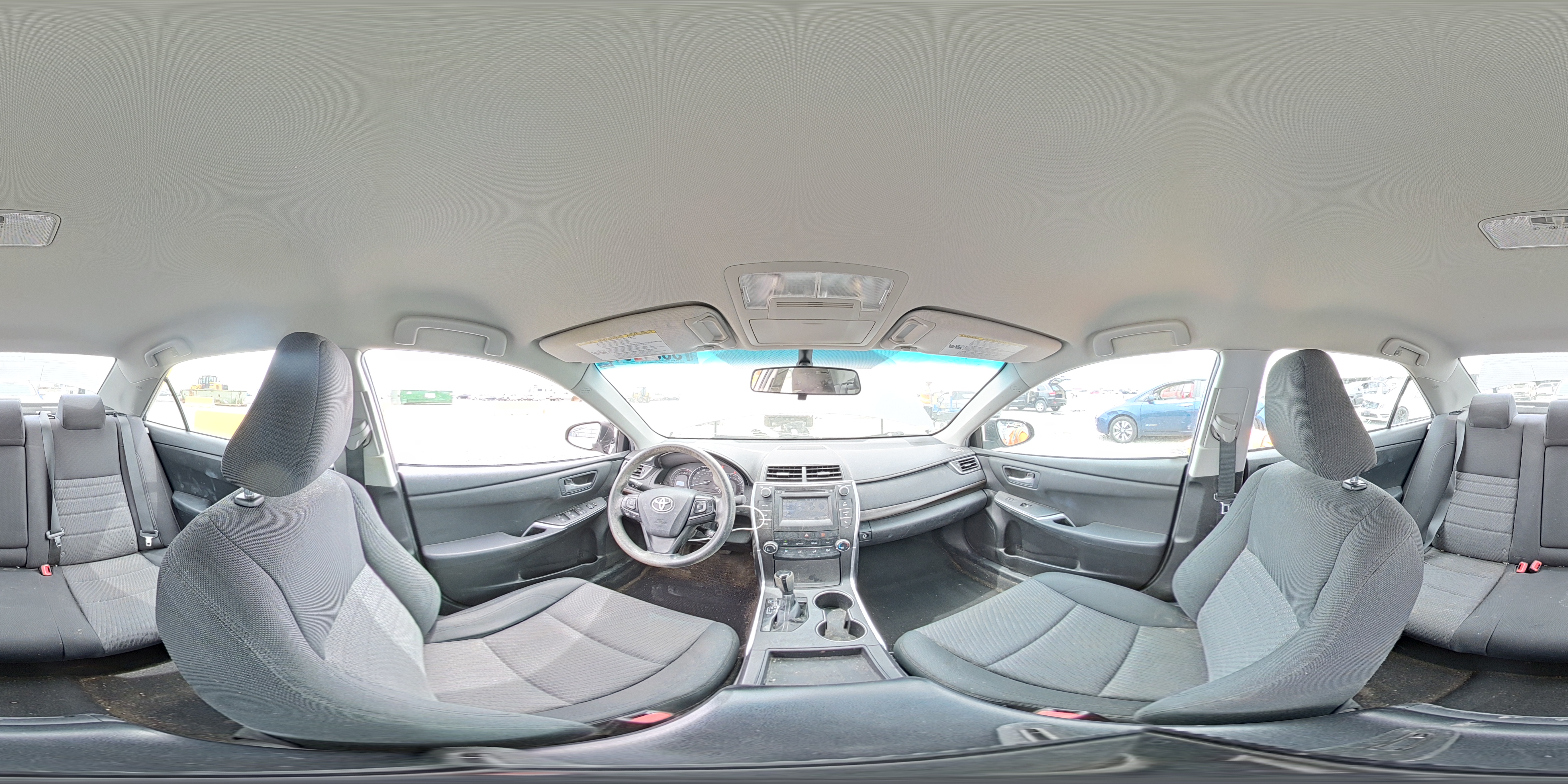 2015 Toyota Camry Le Gray vin: 4T4BF1FK0FR444942