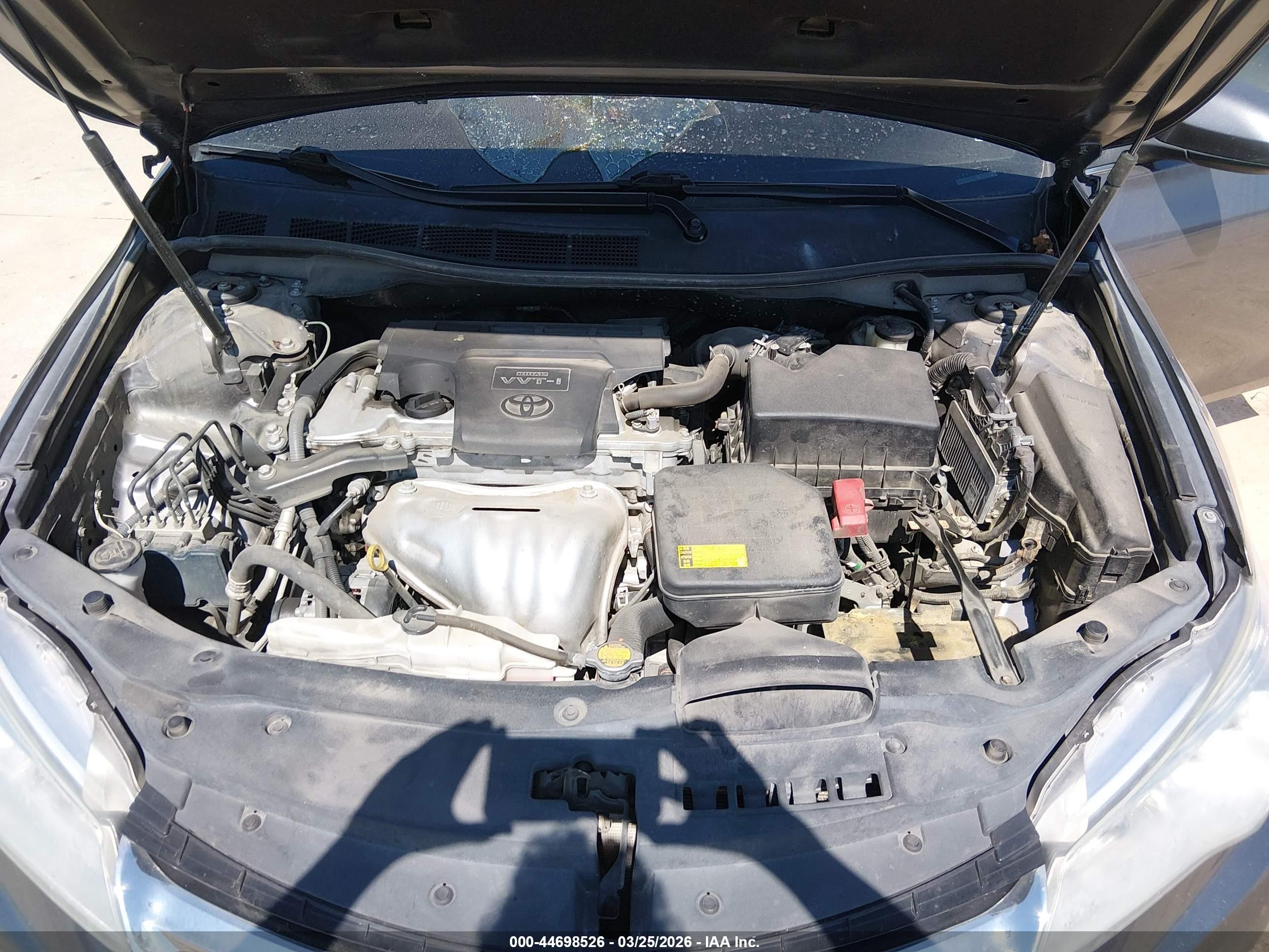 2015 Toyota Camry Le Gray vin: 4T4BF1FK0FR452815