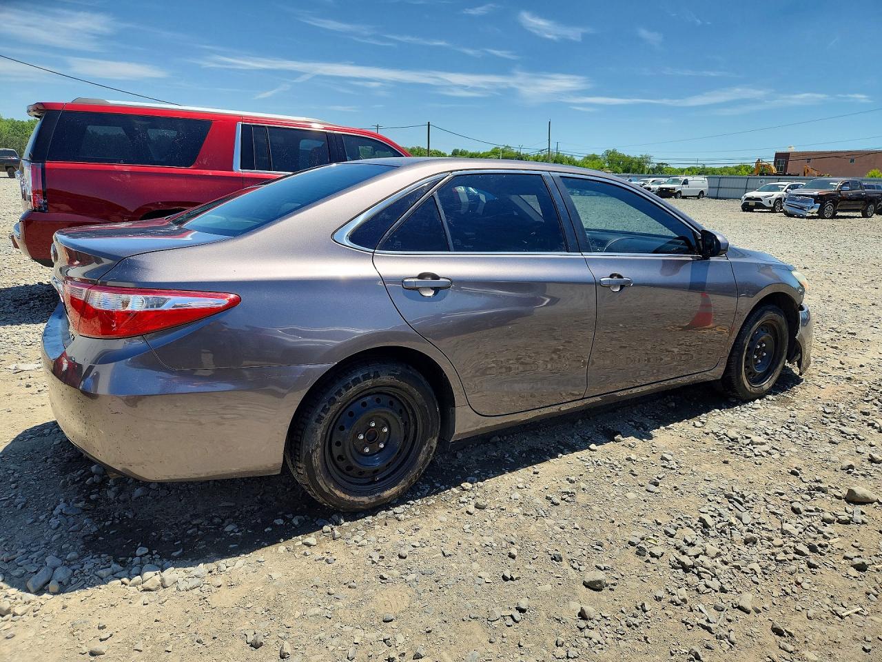 2015 Toyota Camry Le Gray vin: 4T4BF1FK0FR456962