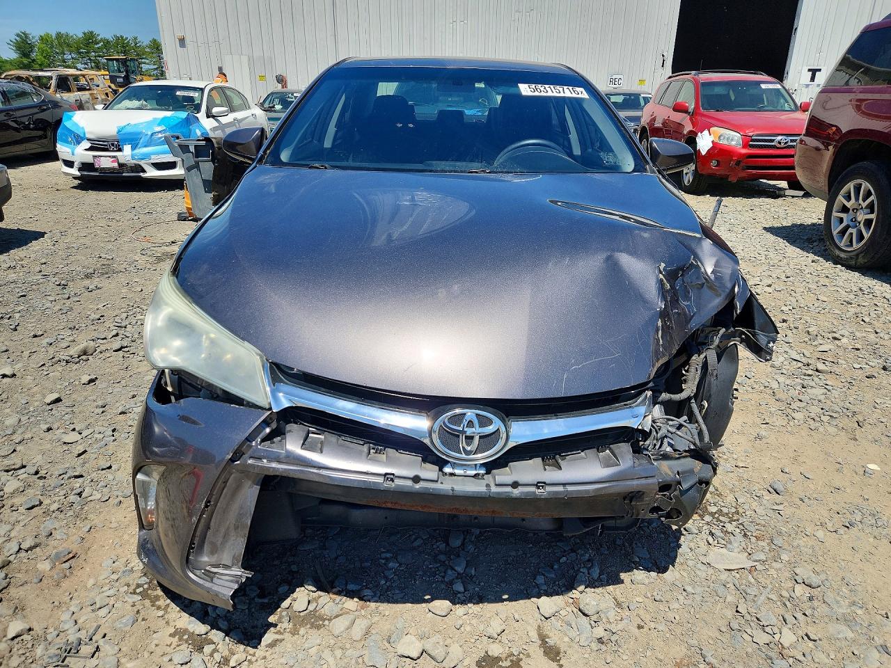 2015 Toyota Camry Le Gray vin: 4T4BF1FK0FR456962