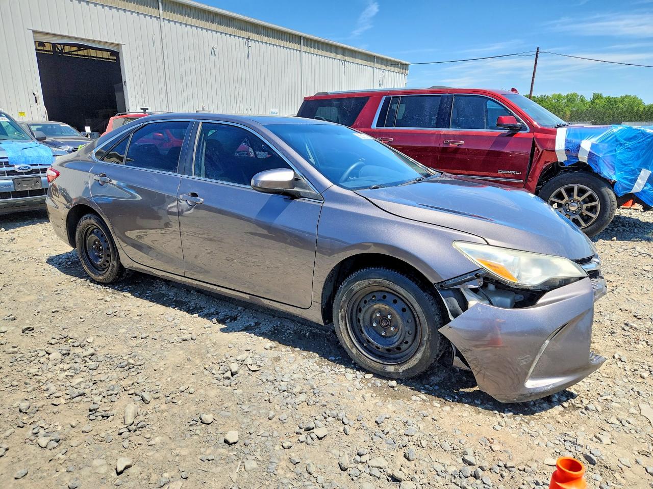 2015 Toyota Camry Le Gray vin: 4T4BF1FK0FR456962