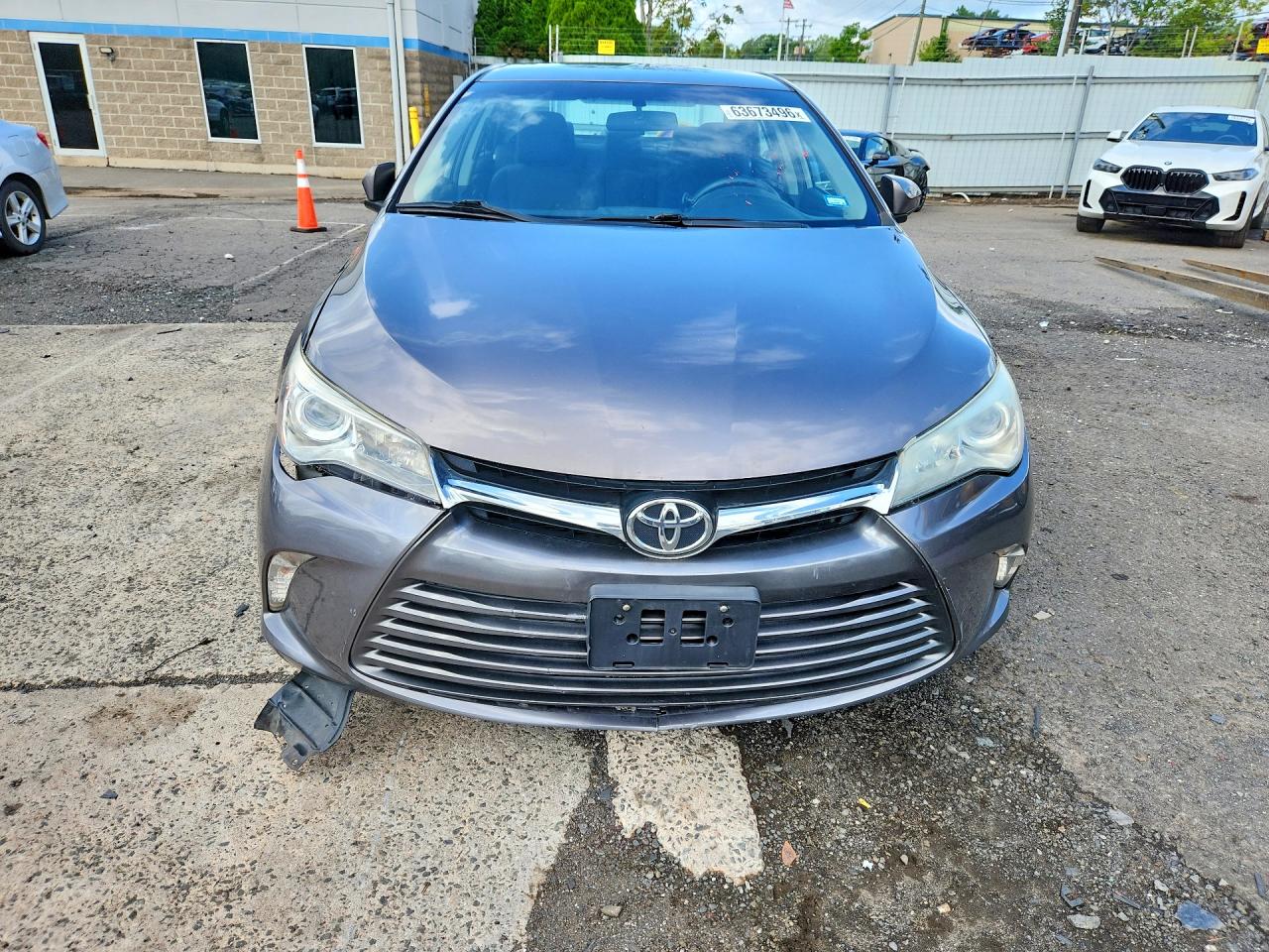 2015 Toyota Camry Le Gray vin: 4T4BF1FK0FR462292