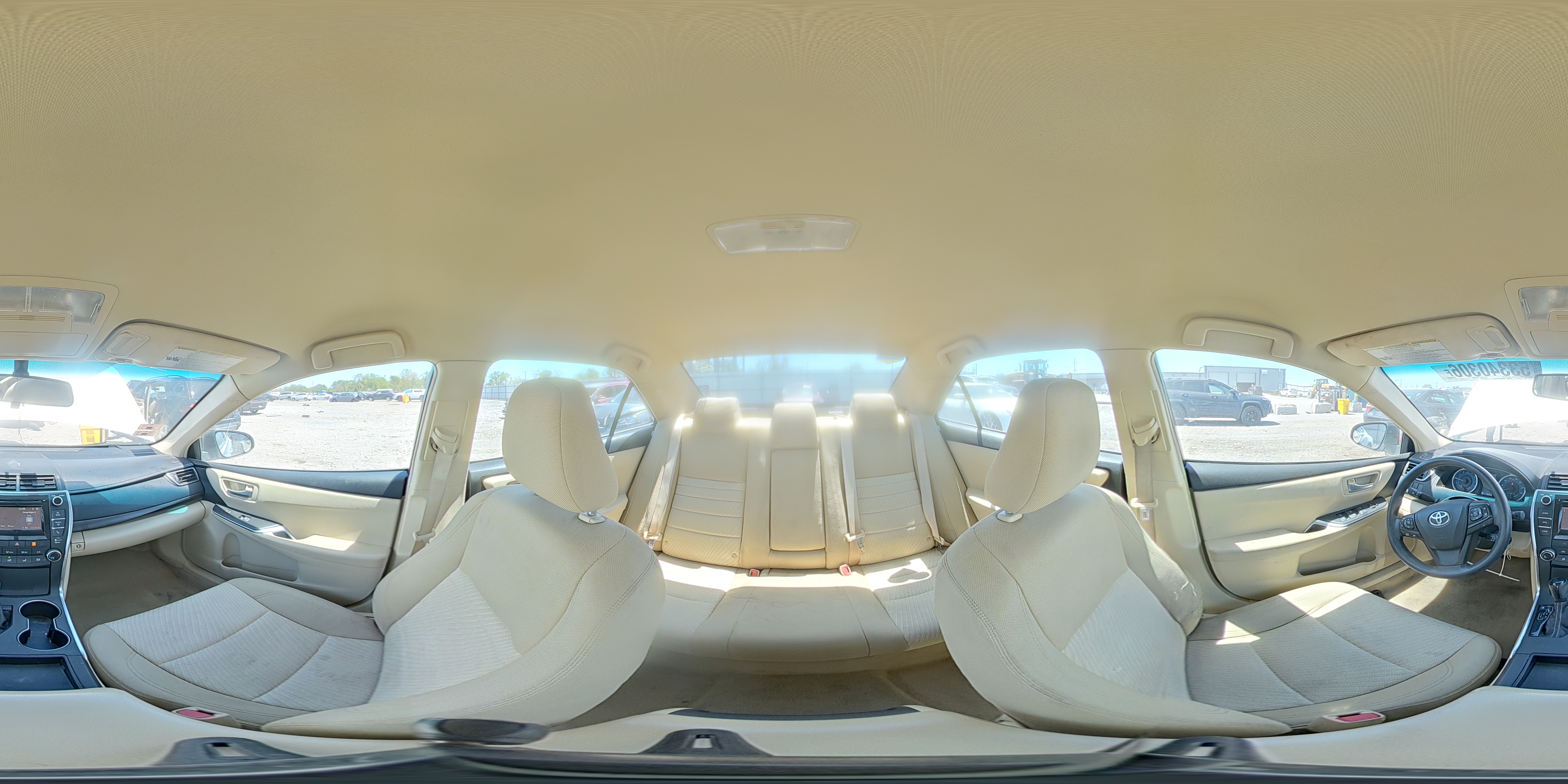 2015 Toyota Camry Le Белый vin: 4T4BF1FK0FR469372