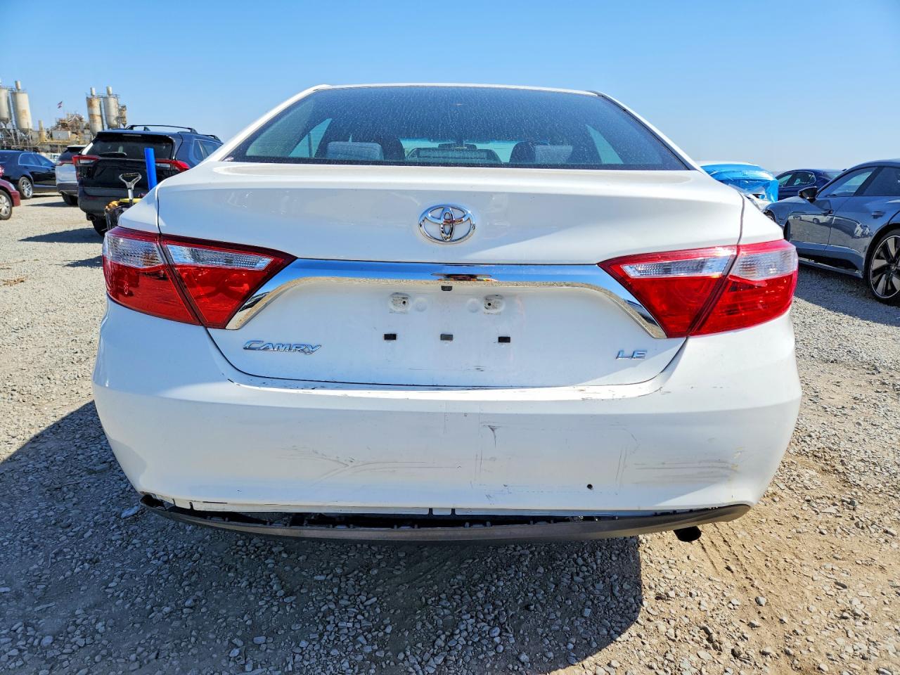 2015 Toyota Camry Le Белый vin: 4T4BF1FK0FR471073