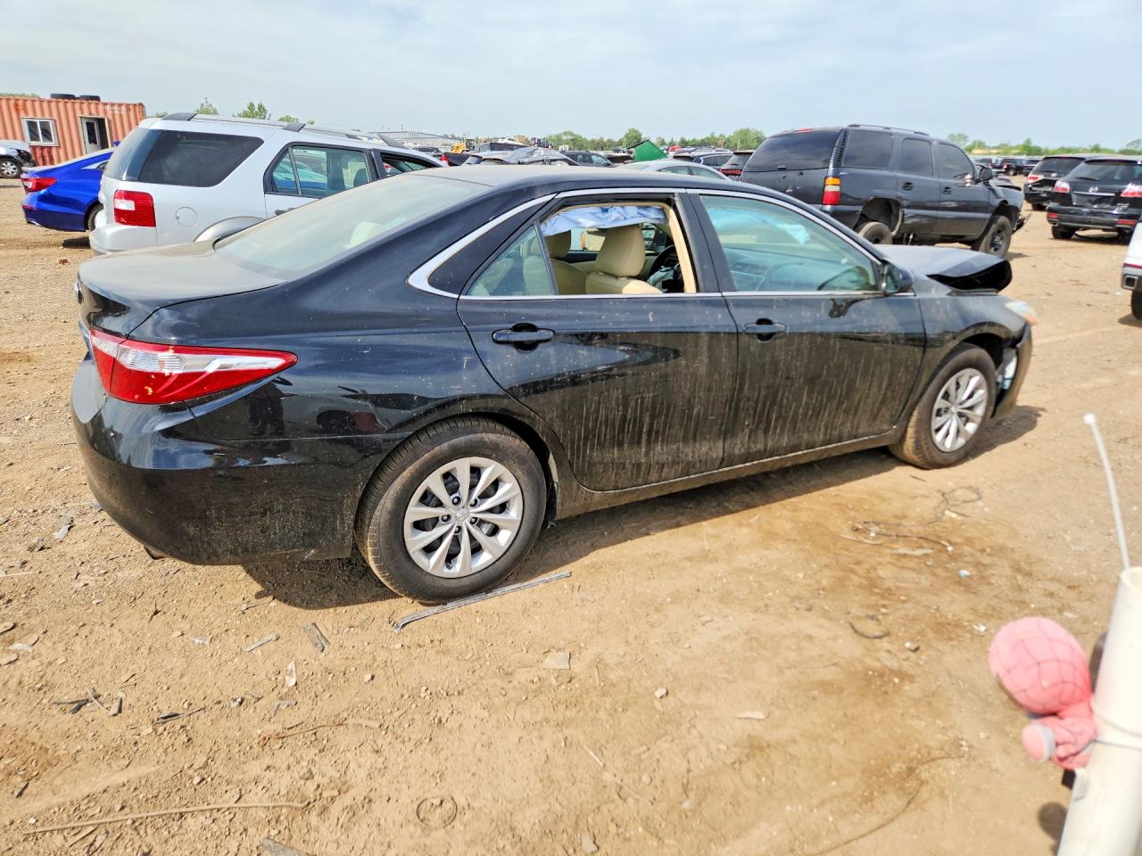 2015 Toyota Camry Le Black vin: 4T4BF1FK0FR488312