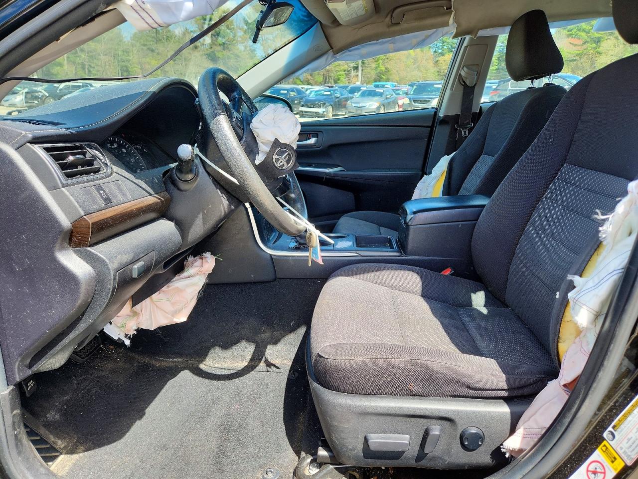 2015 Toyota Camry Le Black vin: 4T4BF1FK0FR495597