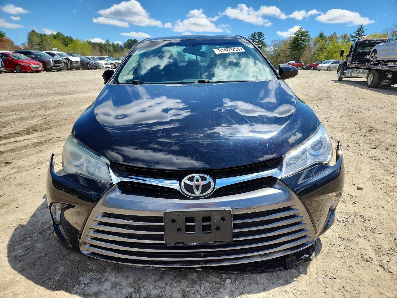 2015 Toyota Camry Le Black vin: 4T4BF1FK0FR495597
