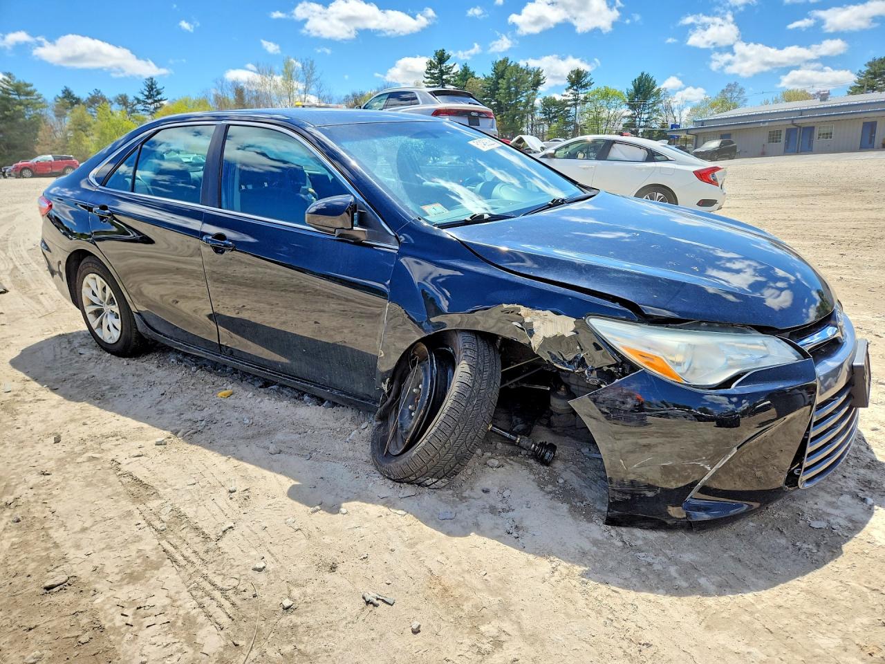 2015 Toyota Camry Le Black vin: 4T4BF1FK0FR495597