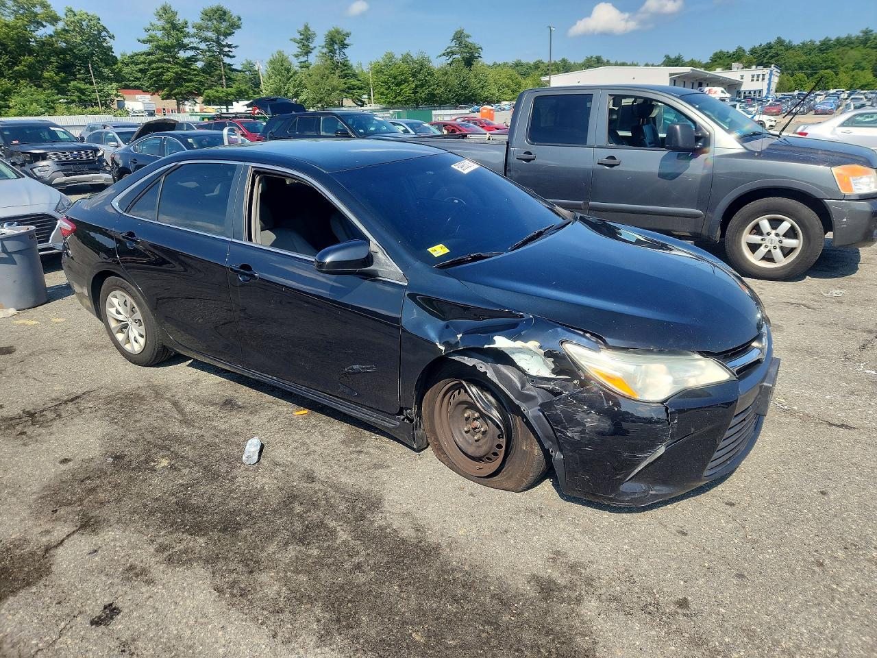 2015 Toyota Camry Le Black vin: 4T4BF1FK0FR499018