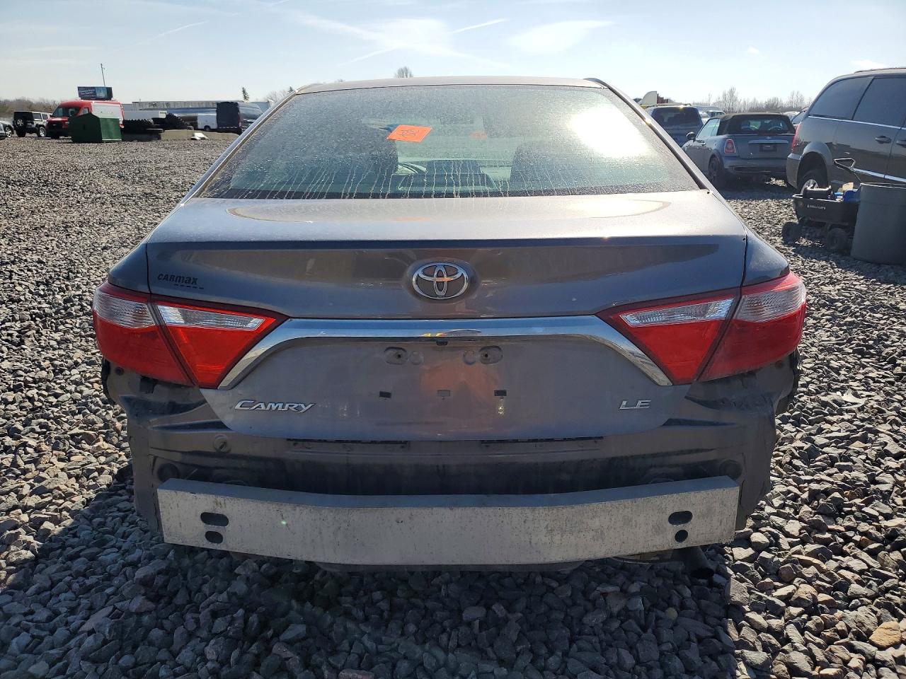 2015 Toyota Camry Le Gray vin: 4T4BF1FK0FR506548