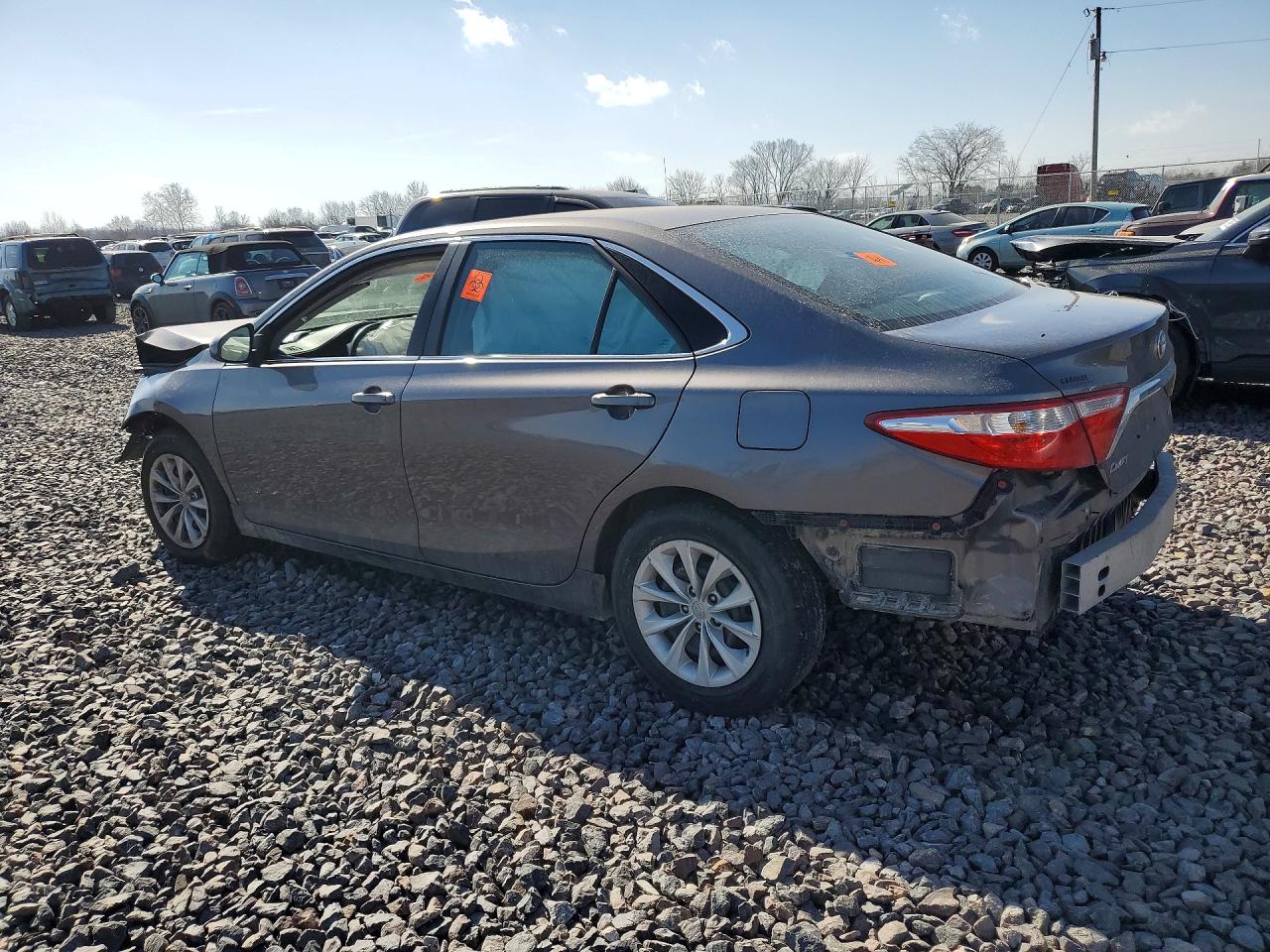 2015 Toyota Camry Le Gray vin: 4T4BF1FK0FR506548