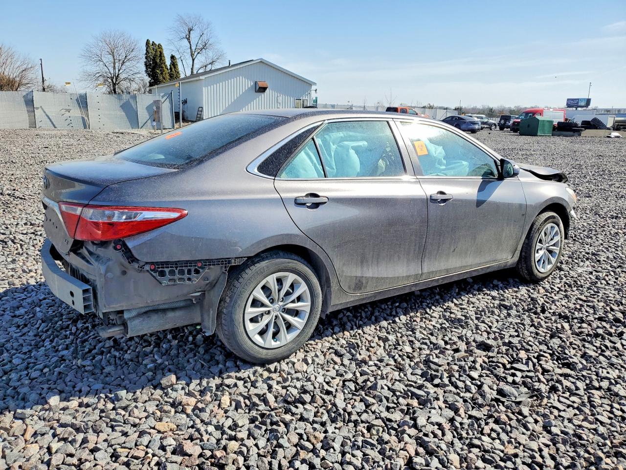 2015 Toyota Camry Le Gray vin: 4T4BF1FK0FR506548